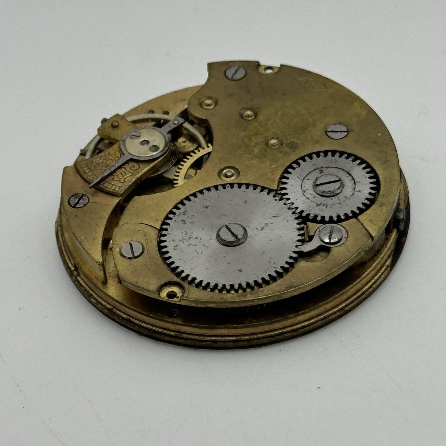 42.8mm Buren Sub Seconds Vintage Pocket Watch Movement And Dial PARTS SPARES