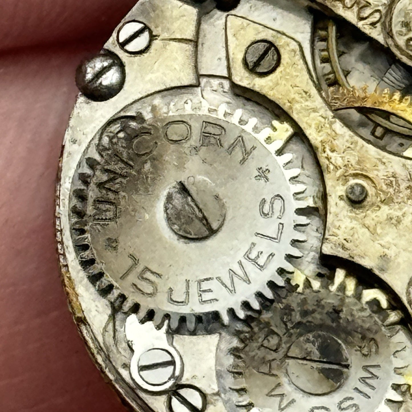 23.5mm ROLEX Rolwatco Unicorn 15 Jewels Vintage Watch Movement PARTS SPARES