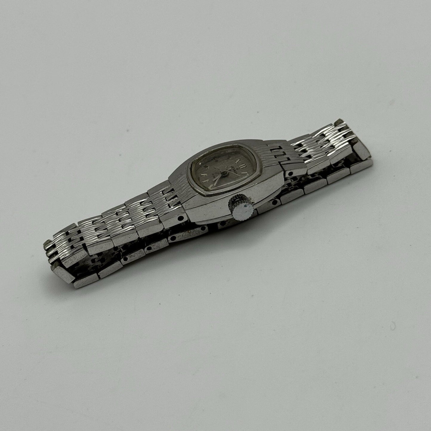 18mm Manual Wind Josmar Silver Tone Ladies Dress Watch Service Non Working
