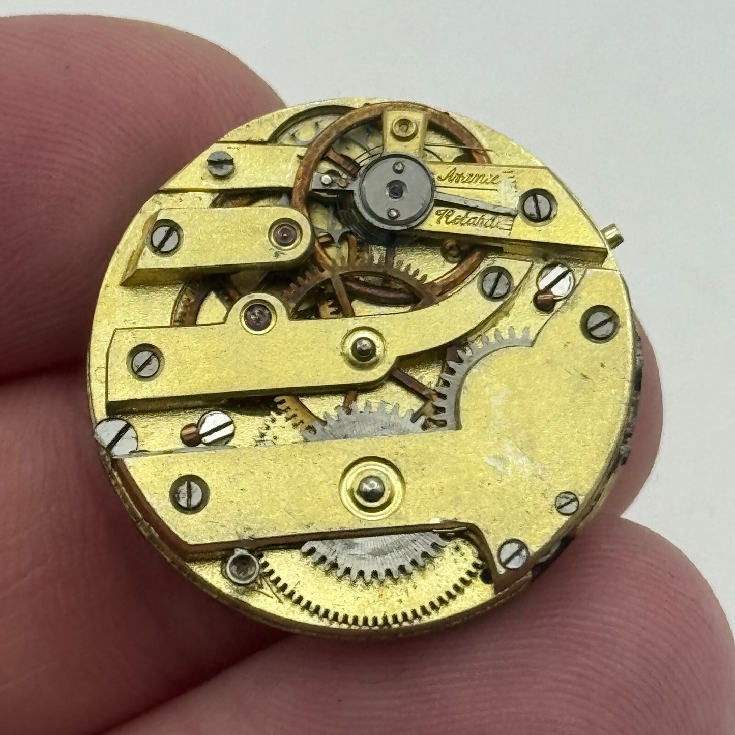 24.9mm Unidentified High Grade Manual Wind Watch Movement Vintage PARTS SPARES