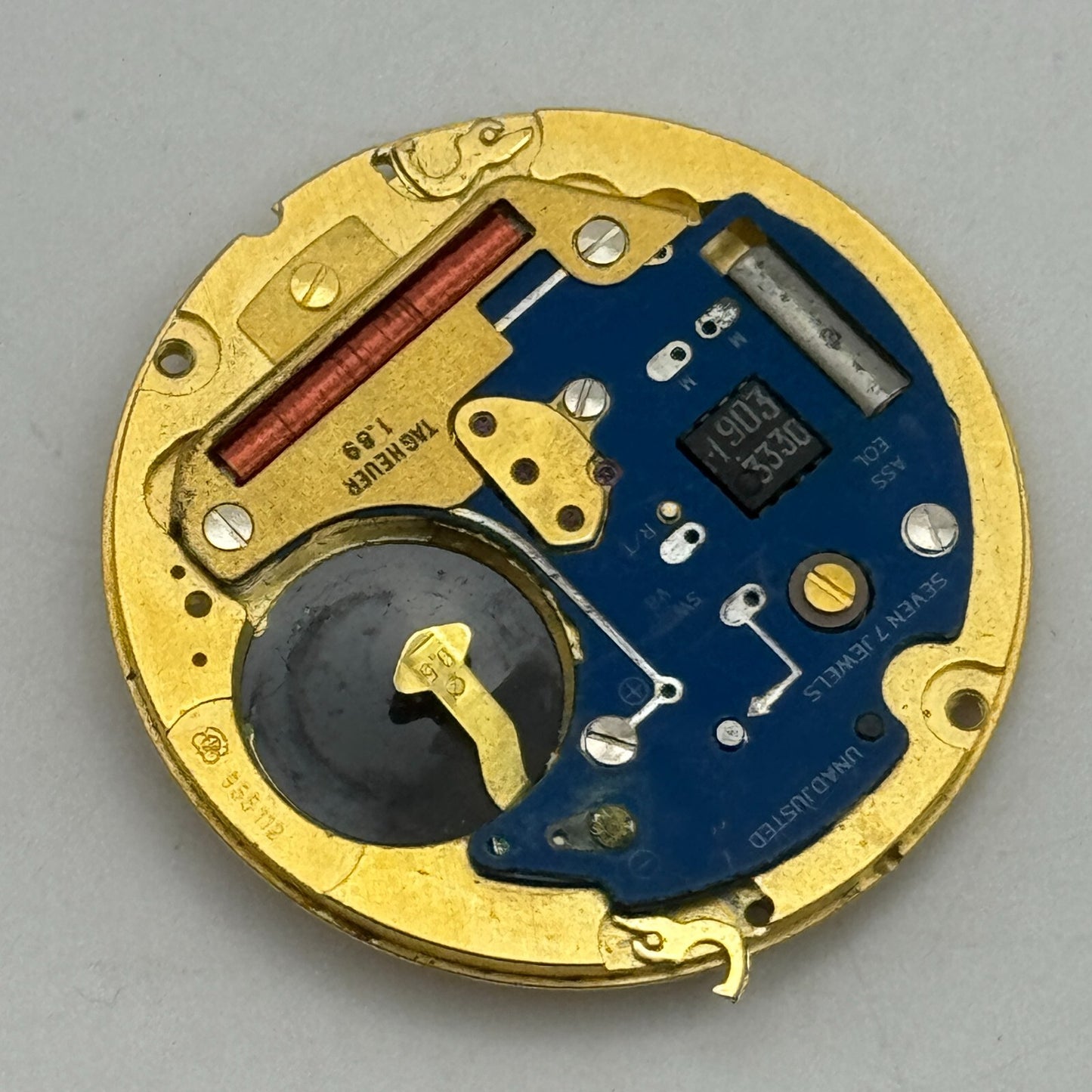 26.1mm Tag Heuer 1.89 ETA 955.112 Quartz Partial Watch Movement Vintage PARTS