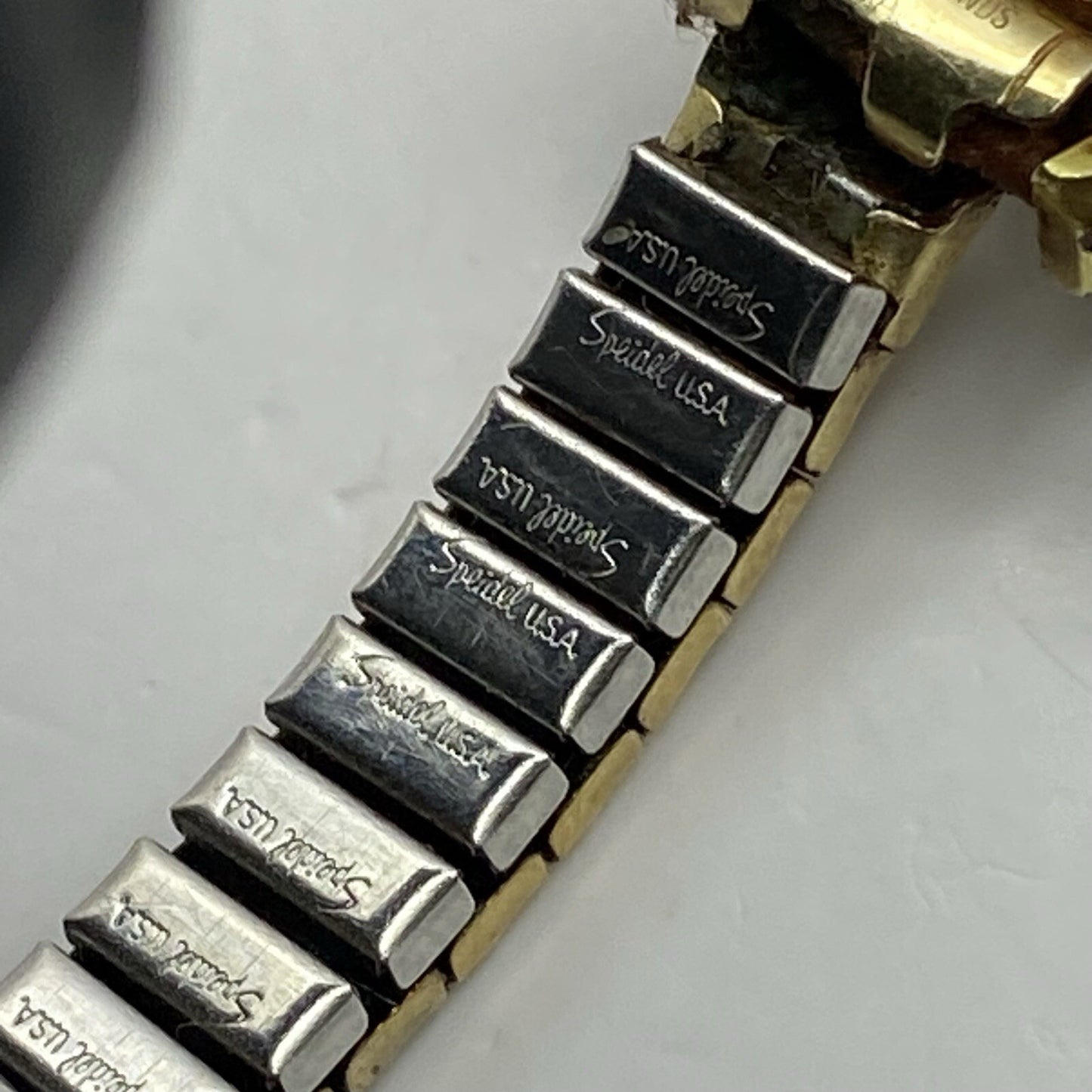 18mm Vintage Ladies Tissot Stylist Swiss Gold Tone Expandable Watch TO RESTORE