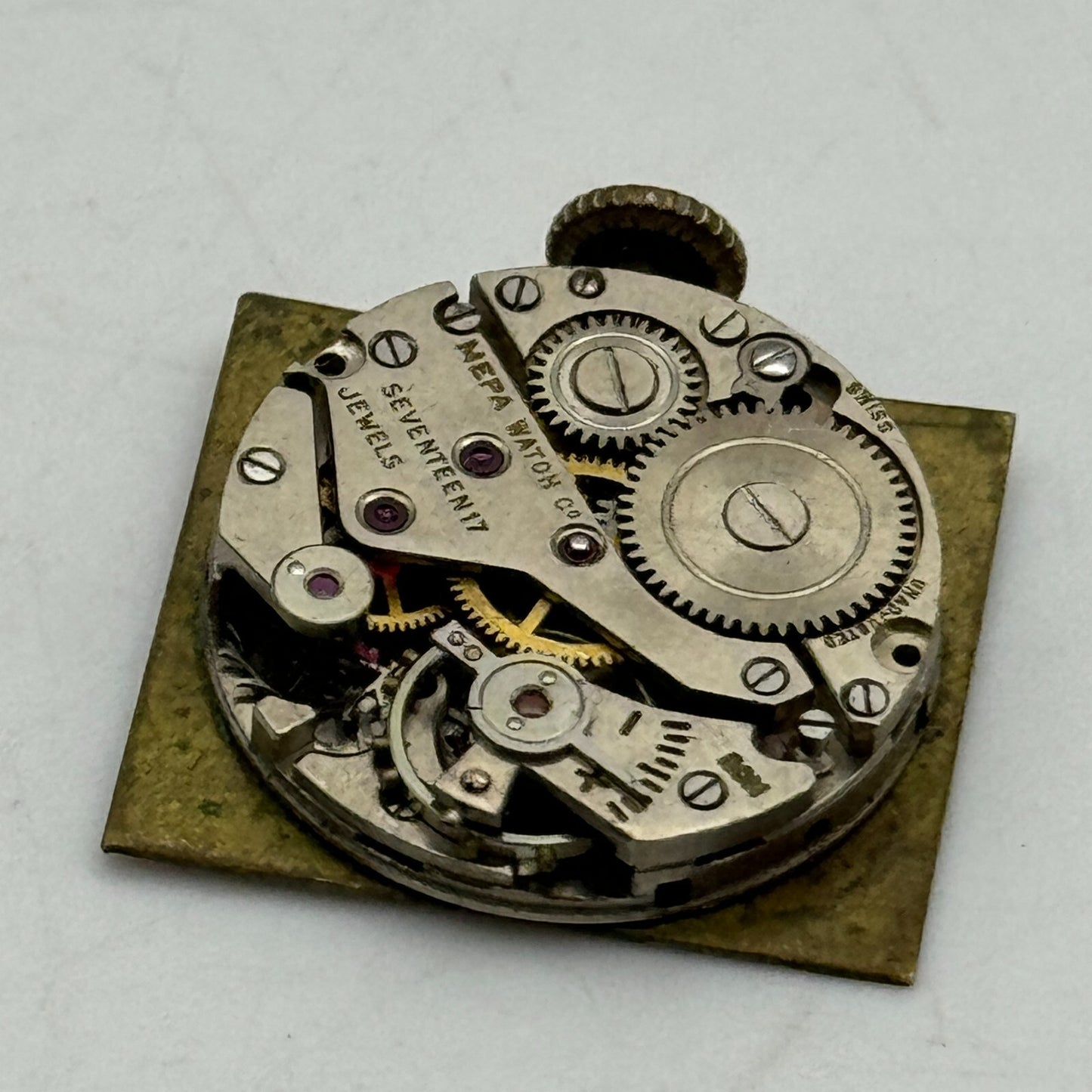 19.7mm Chalet AS 970 A Schild Manual Wind Watch Movement Swiss Vintage PARTS