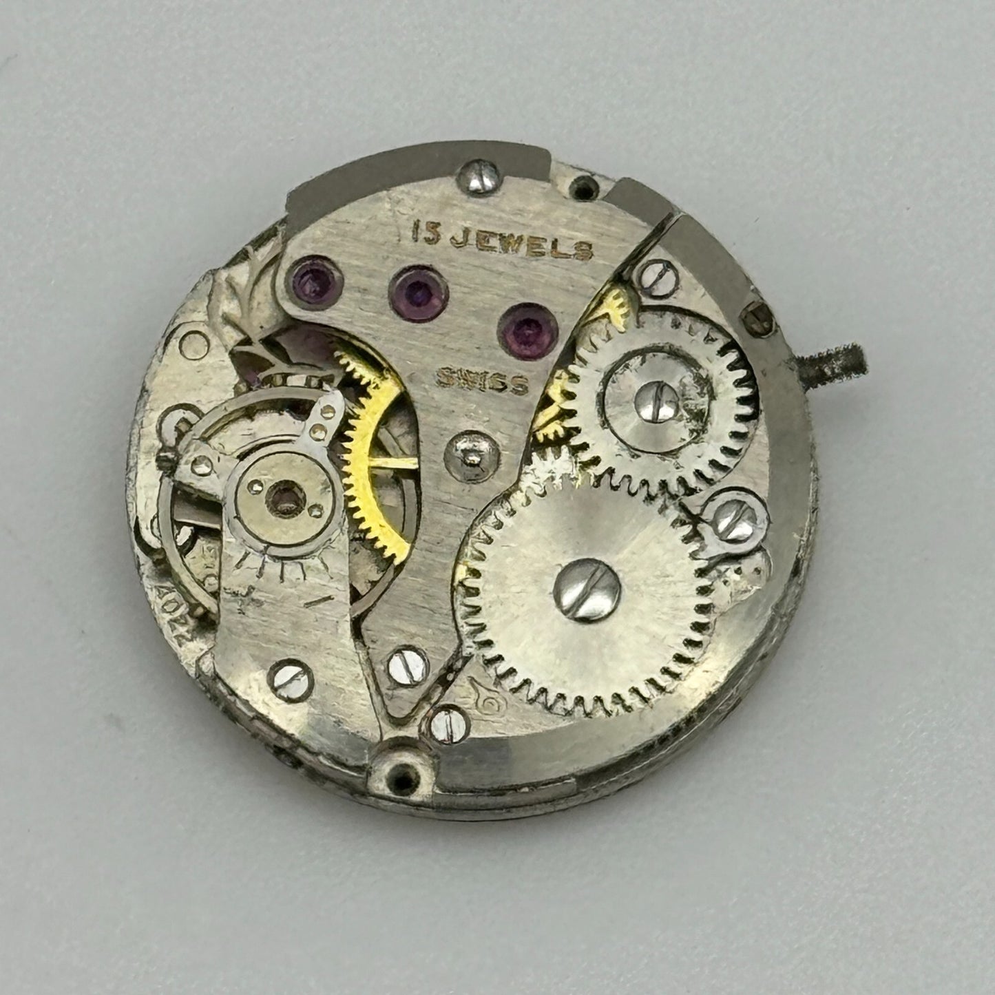 17.4mm Prefect Felsa F 4022 Manual Wind Watch Movement Swiss Vintage PARTS SPARE