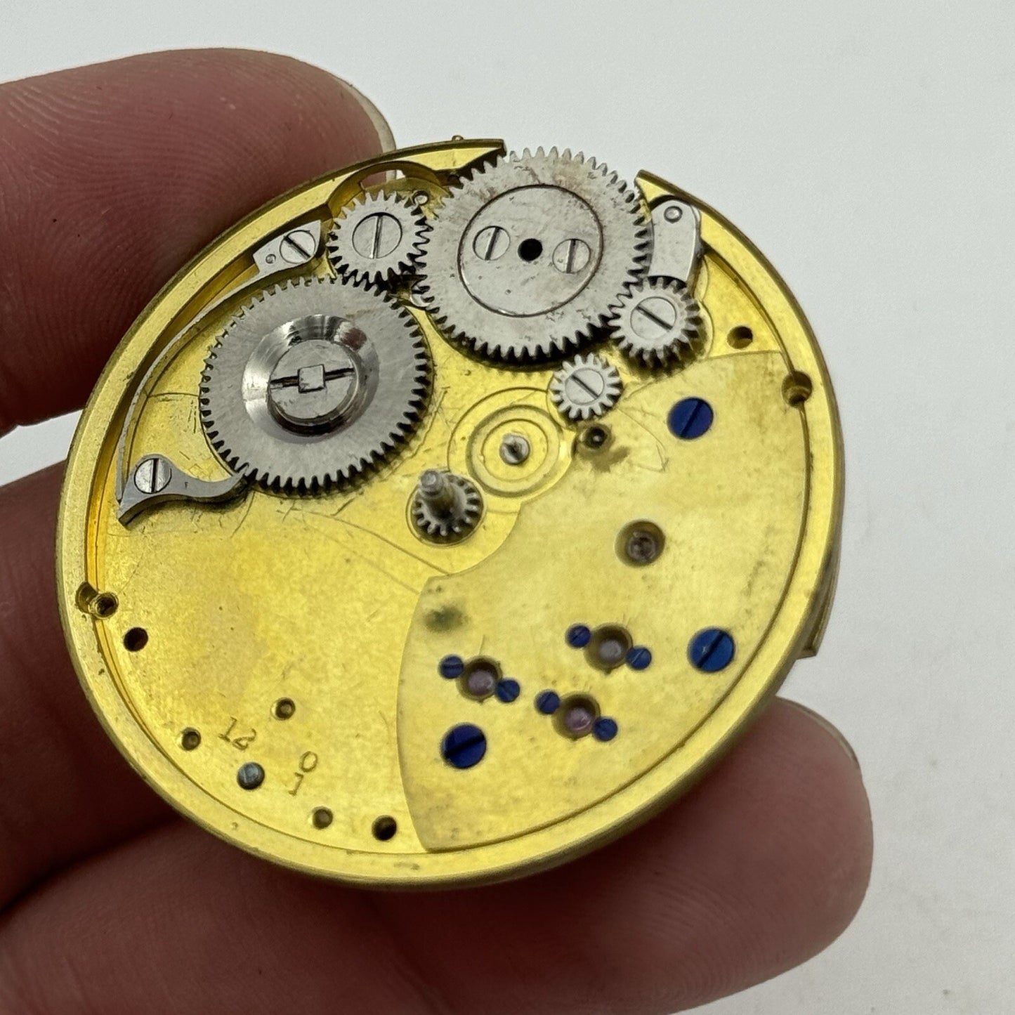 41.2mm Key Wound Dent 33 Cockspur Street London Pocket Watch Movement To Restore