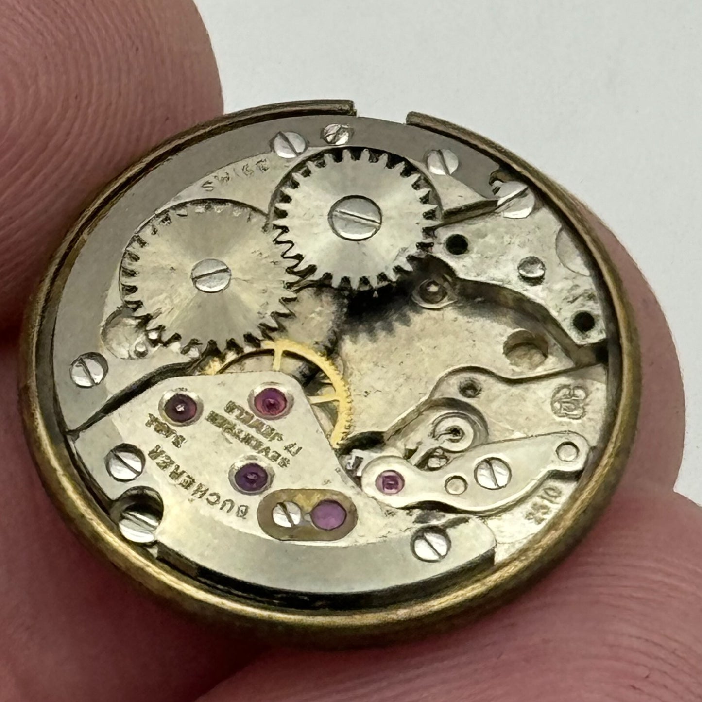 17.1mm Bucherer ETA 2510 Ladies Manual Wind Watch Movement Swiss Vintage PARTS