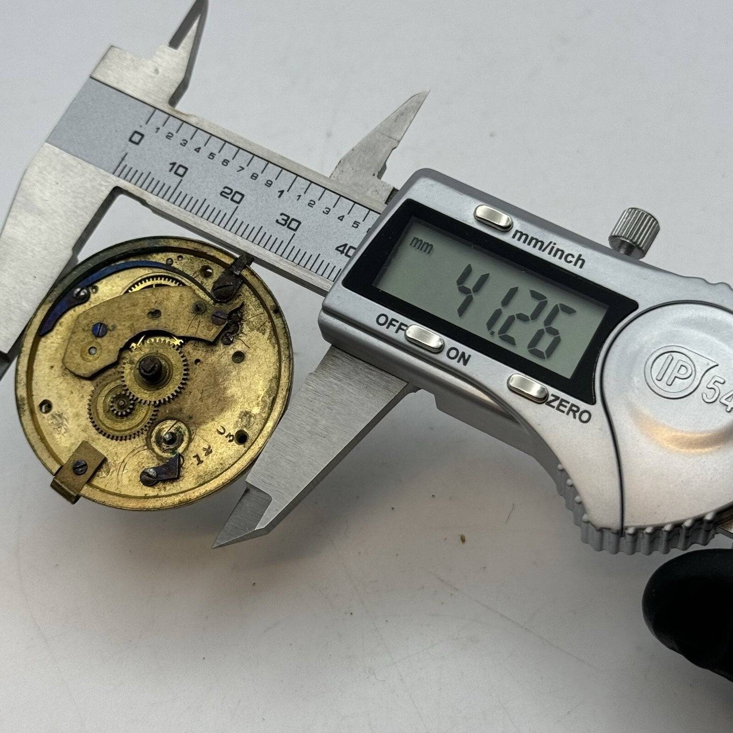 41.2mm Barton & Deacon Chain Present Fusee Pocket Watch Movement FOR PARTS