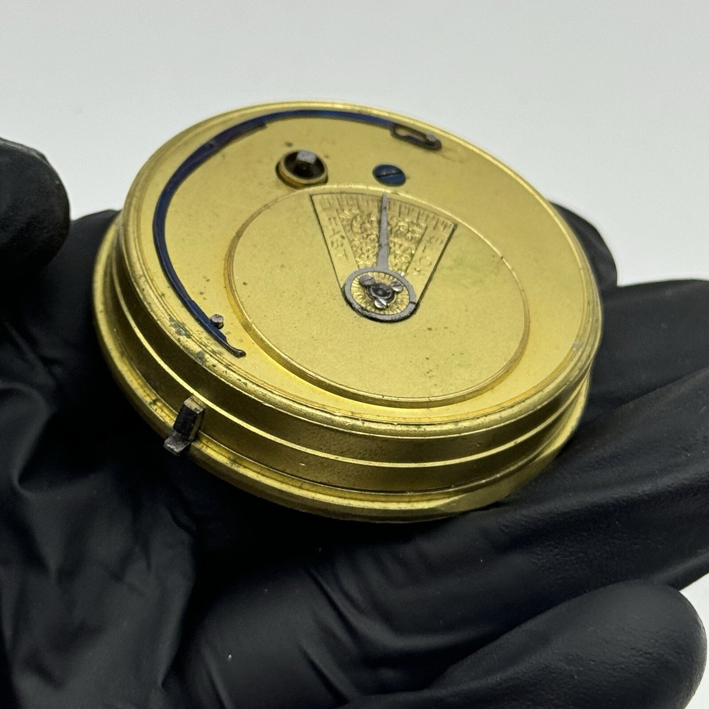 51.9mm Antique Oversized Fusee D Steadman London Pocket Watch Movement To Repair