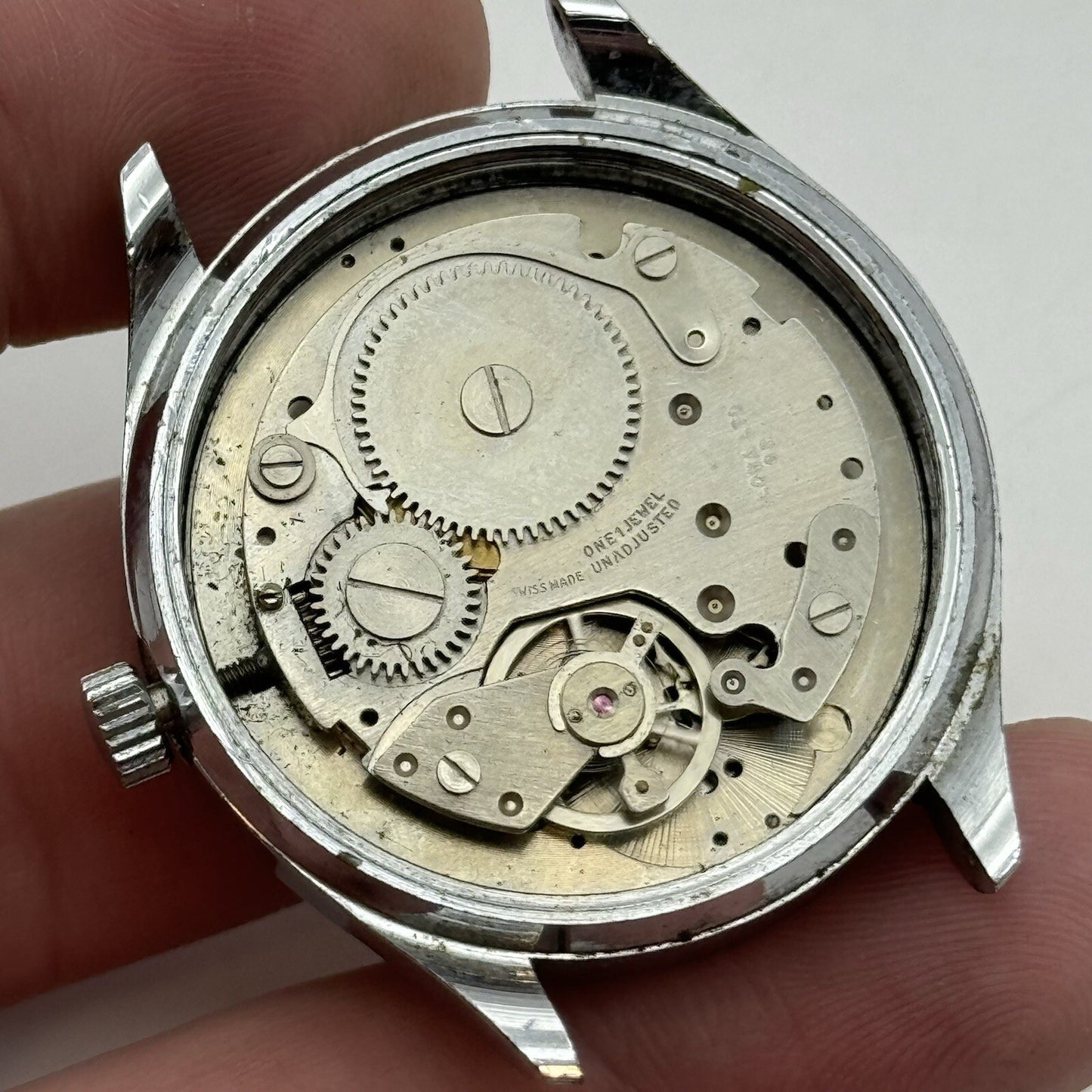 36mm Manual Wind Zorba Datomatic Ilona LTD Swiss Watch FOR PARTS RESTORE