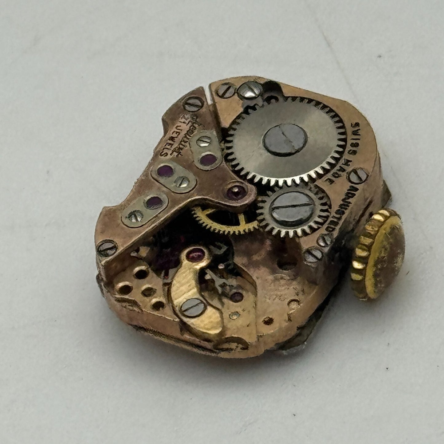 12.1mm Ladies Accurist AS 976 A Schild Manual Wind Swiss Watch Movement PARTS