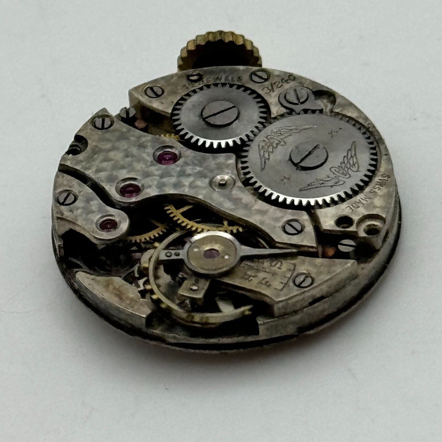 22mm Rotary 3/240 Balance Intact Manual Wind Watch Movement Swiss Vintage PARTS