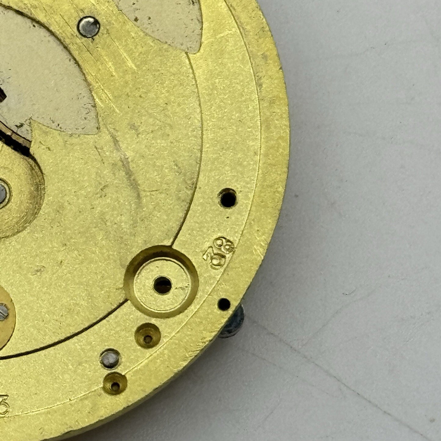 42.7mm Manual Wind Unidentified Quality Pocket Watch Movement FOR PARTS Restore