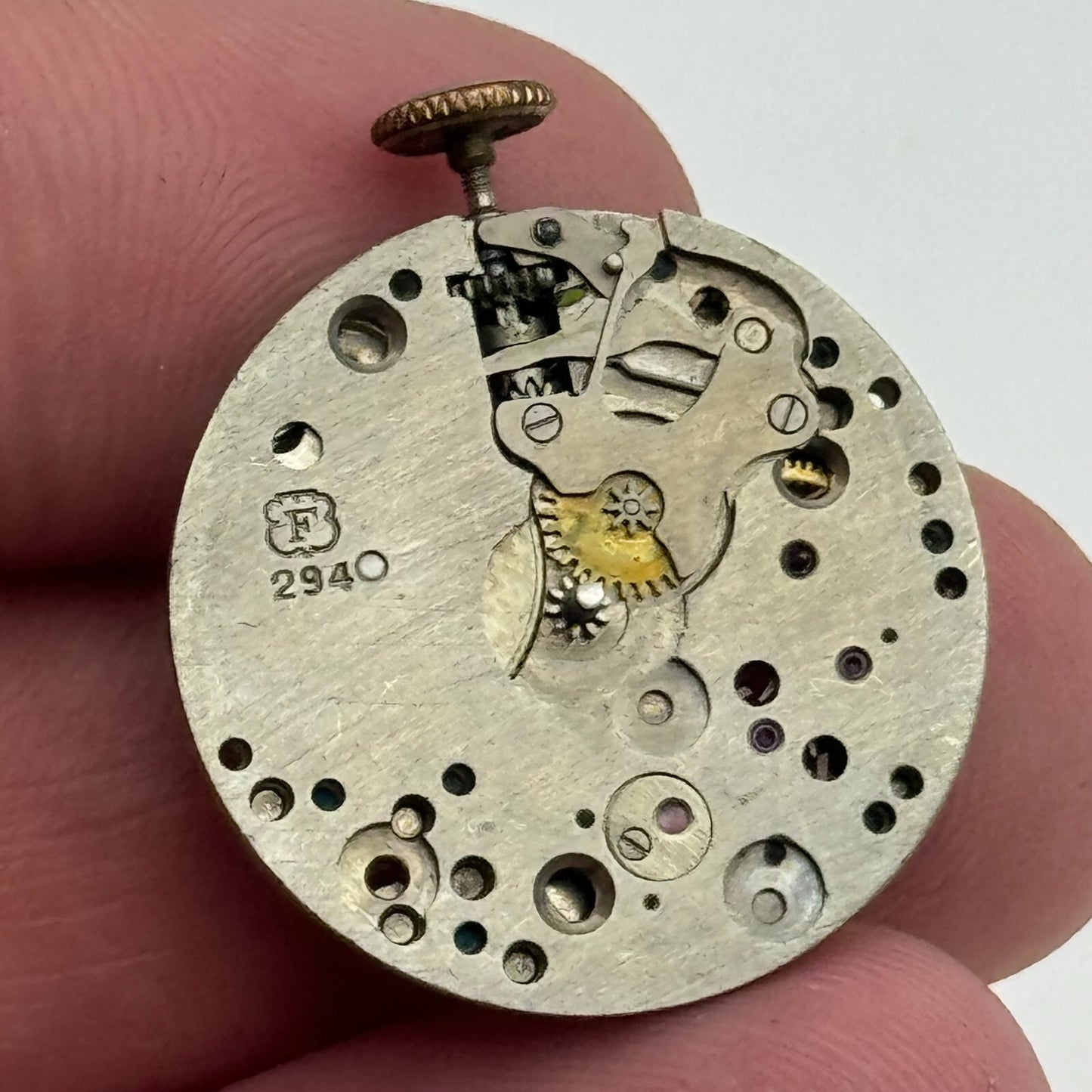 23.6mm Running Felsa F 294 Manual Wind 15 Jewels Swiss Made Watch Movement PARTS