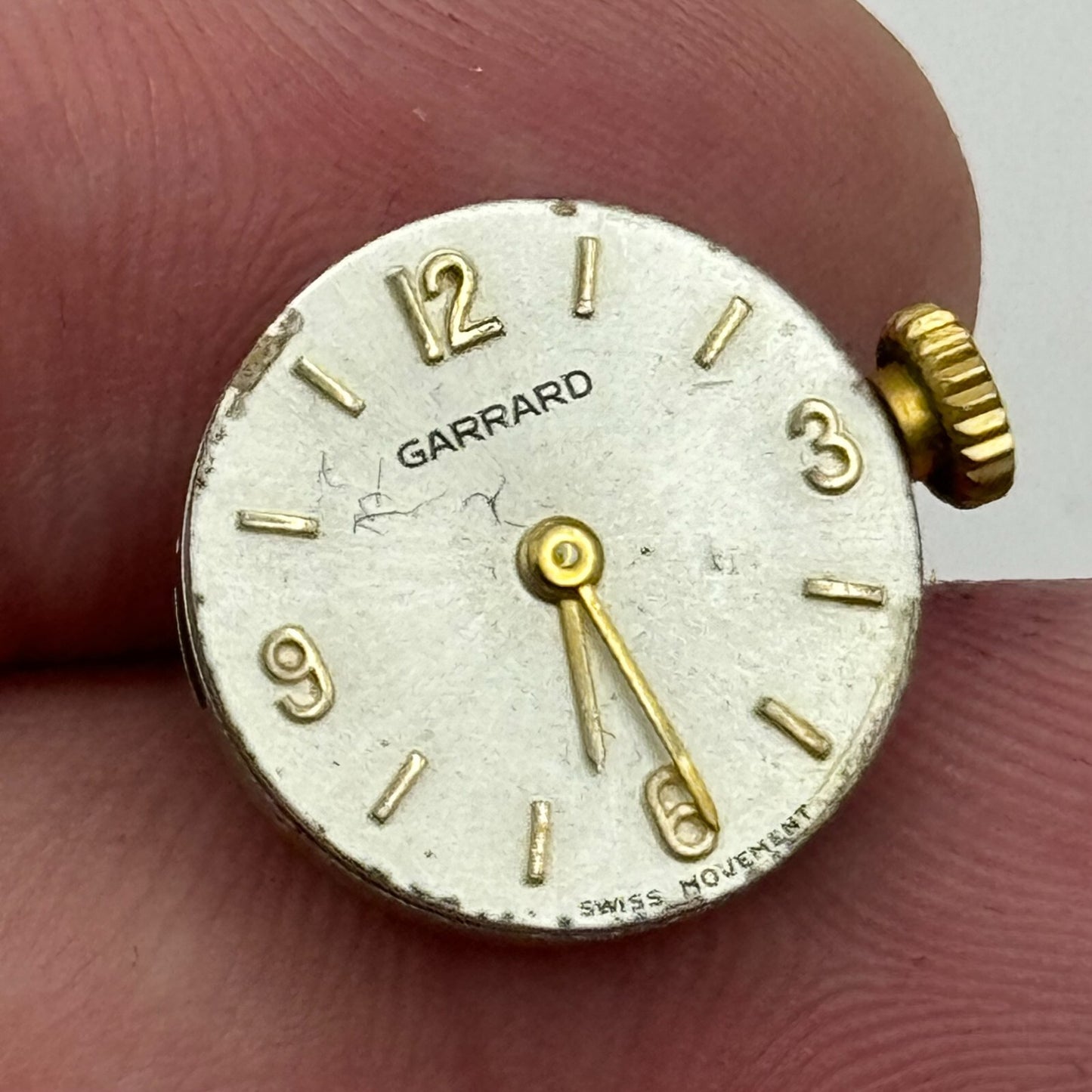 15.5mm Ladies Running Garrard ETA 2412 Manual Wind Watch Movement PARTS SPARES