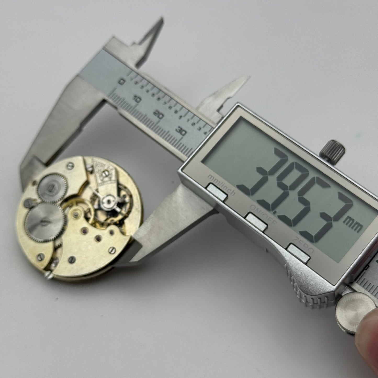 41.7mm Unidentified Quality Open Face Balance Ok Pocket Watch Movement PARTS