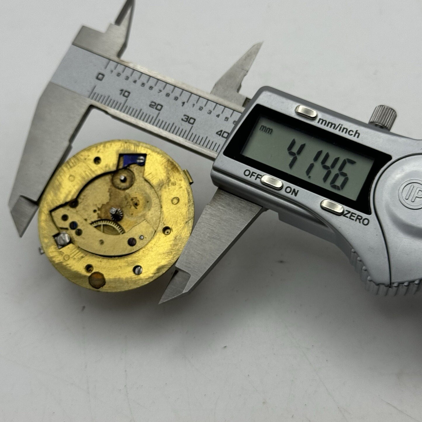 41.4mm Unidentified Fusee No Chain Pocket Watch Movement FOR PARTS