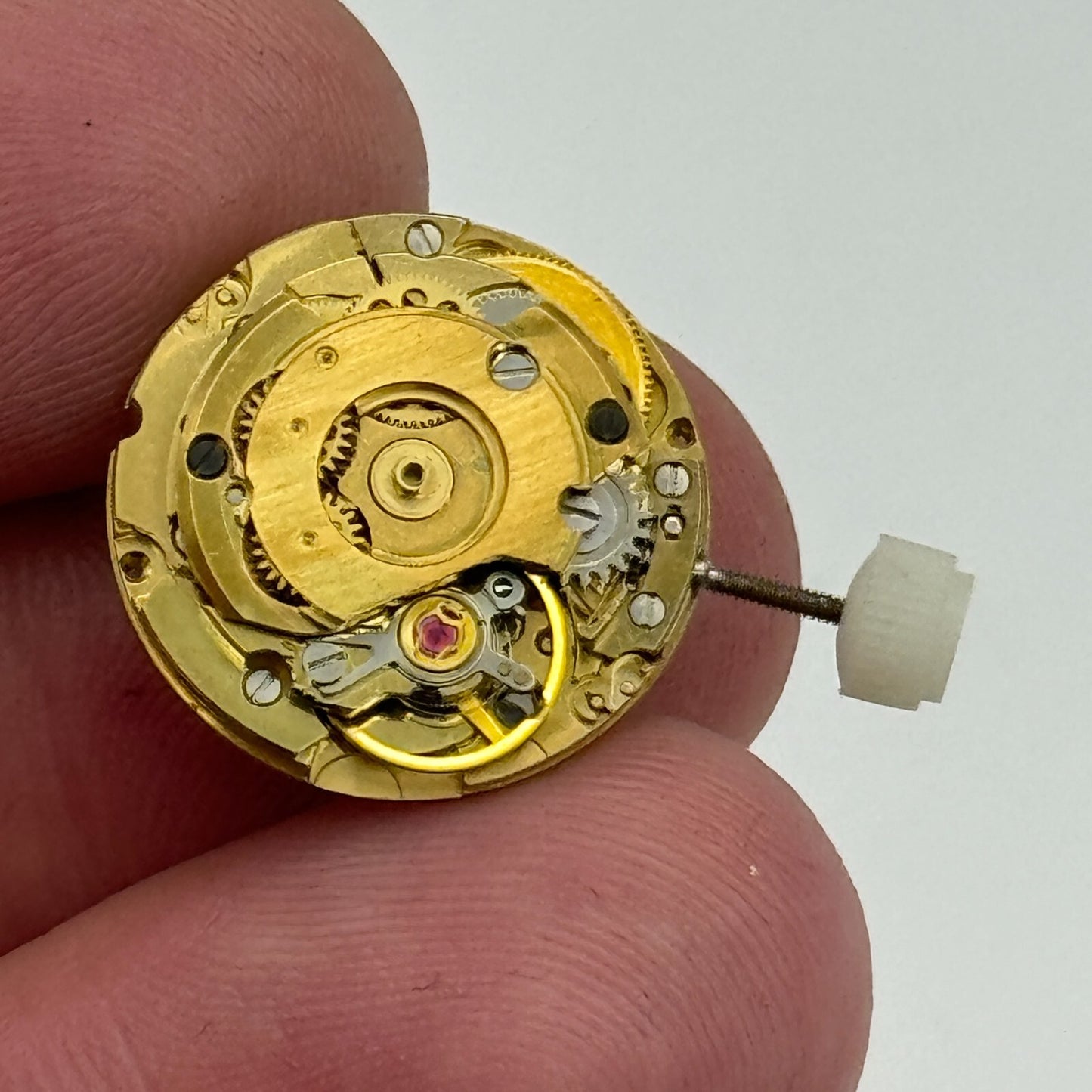 17.4mm Running Bulova 7BLACD Automatic Ladies Watch Movement Swiss Vintage PARTS