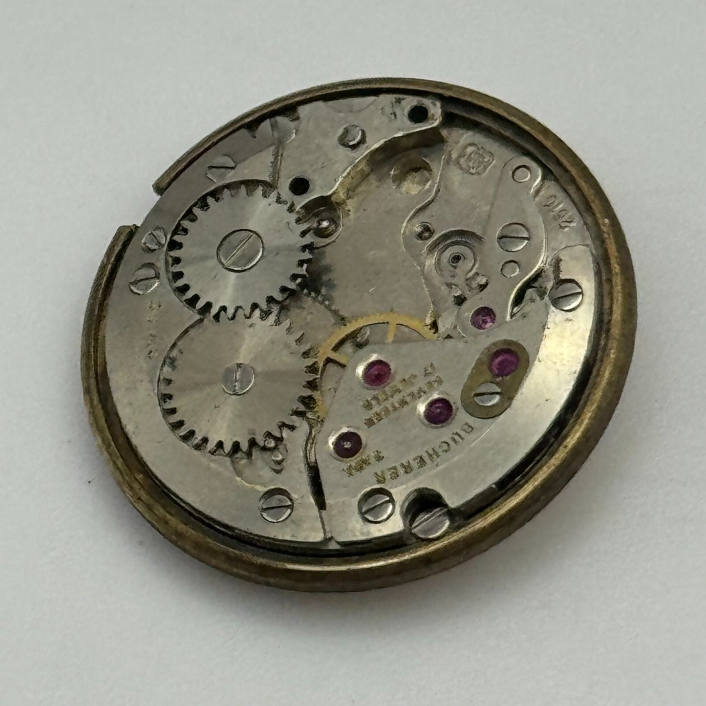 17.1mm Bucherer ETA 2510 Ladies Manual Wind Watch Movement Swiss Vintage PARTS