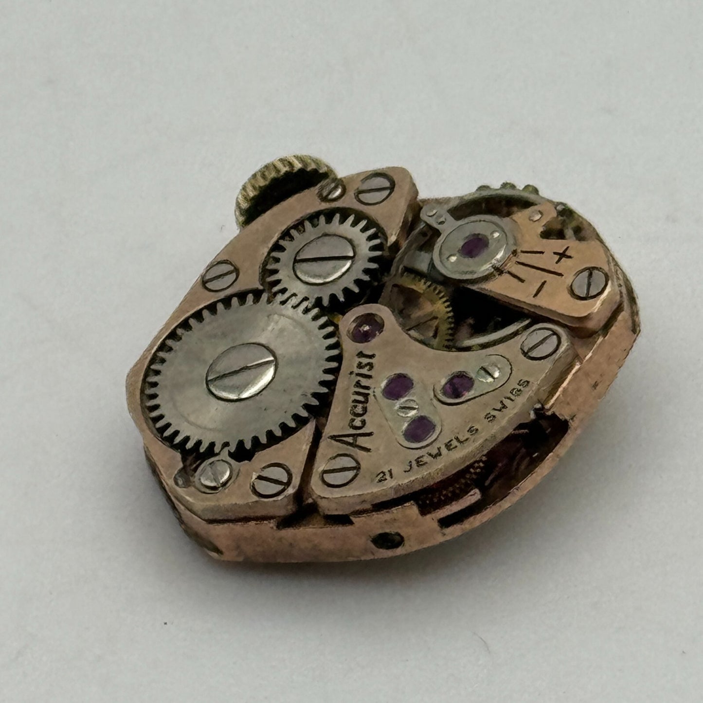 15mm Ladies Accurist FHF 60 Manual Wind Watch Movement Swiss Vintage PARTS