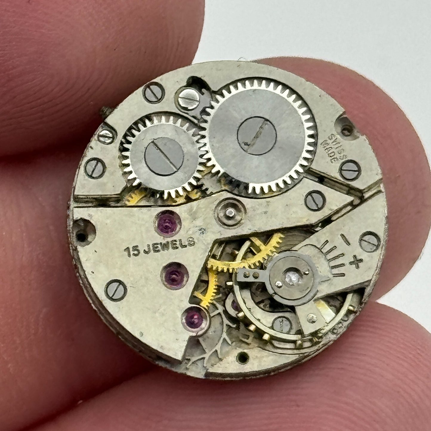 19.7mm Avia Unitas 630 UT Sub Seconds Manual Wind Swiss Watch Movement PARTS