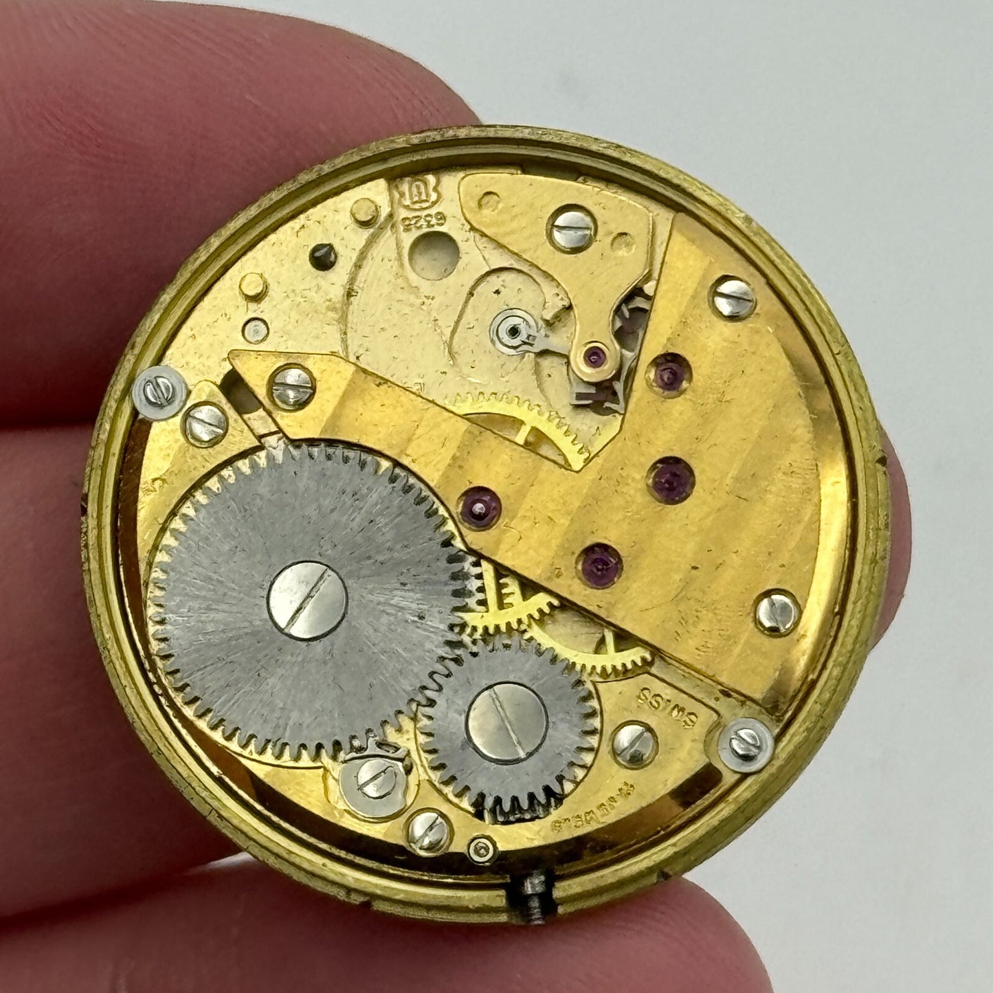 31.6mm Men's Garrard Unitas UT 6325 Manual Wind Swiss Watch Movement PARTS SPARE