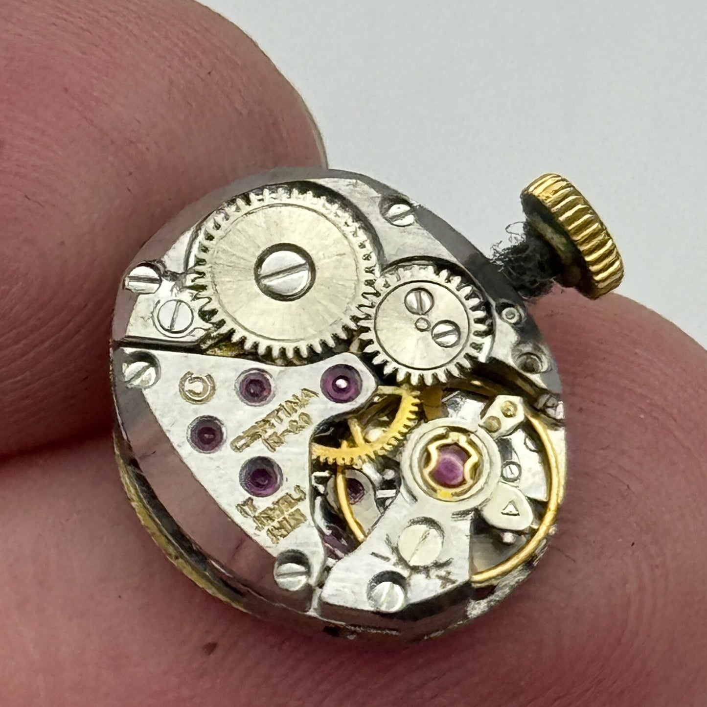 12.9mm Ladies Running Certina 13-20 Swiss Manual Wind Watch Movement PARTS SPARE