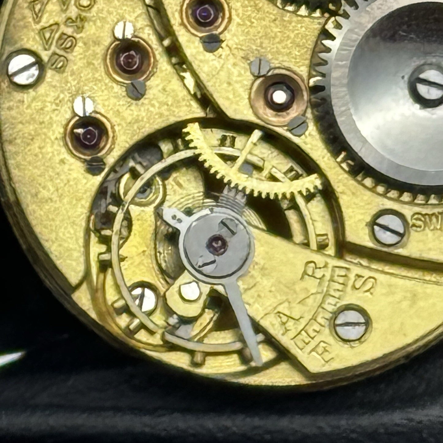 23.6mm Stauffer S S & Co Balance Intact Good Quality Watch Movement Parts Repair