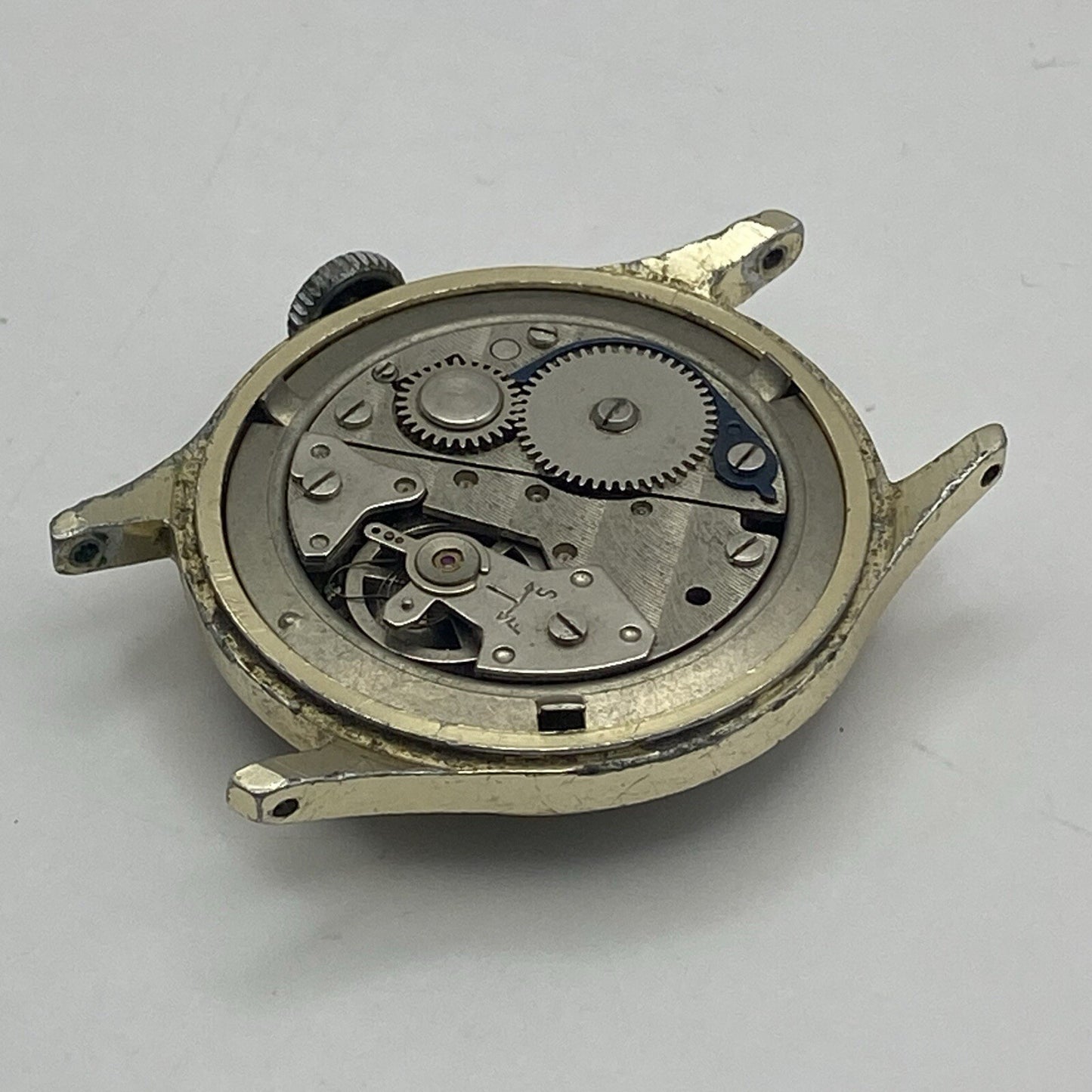 33mm Gents Vintage Ingersoll 5 Jewels Shock Proof Wristwatch NON WORKING Spares