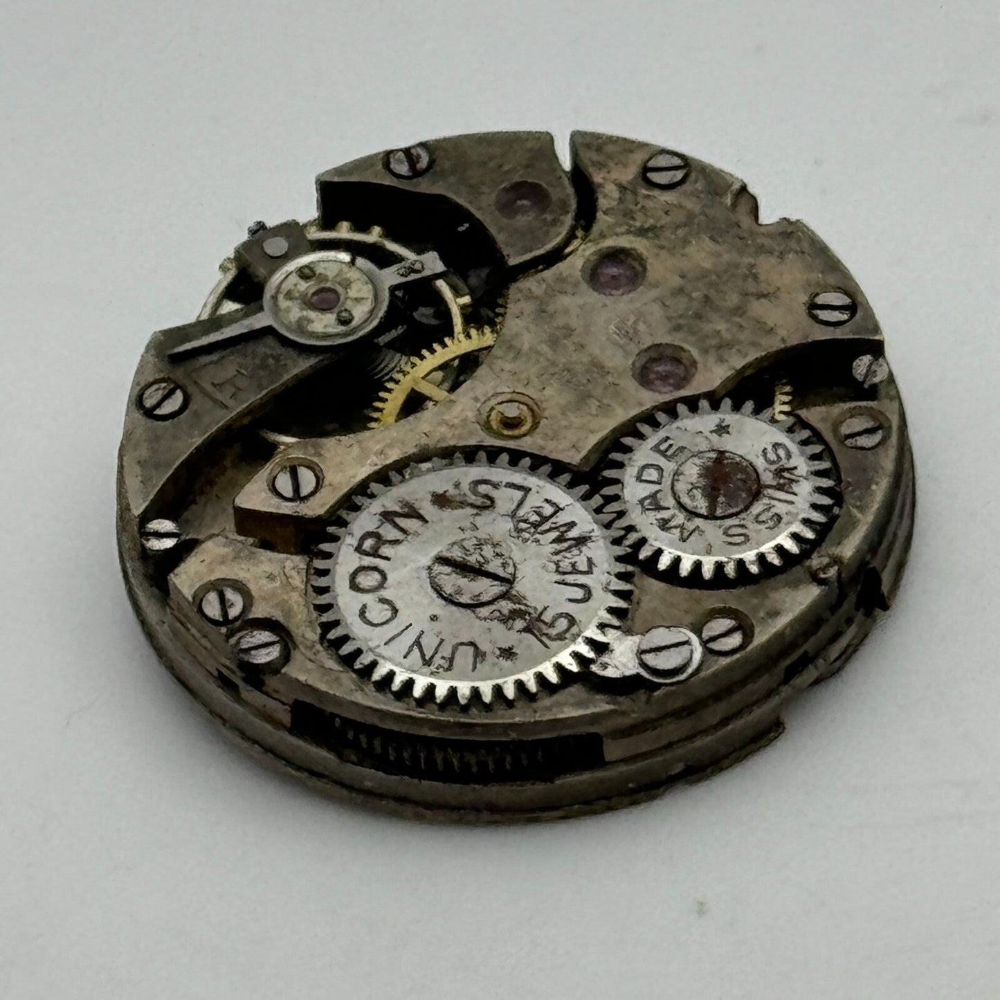 23.6mm Rolex Unicorn 15 Jewels Manual Wind Swiss Watch Movement PARTS SPARES