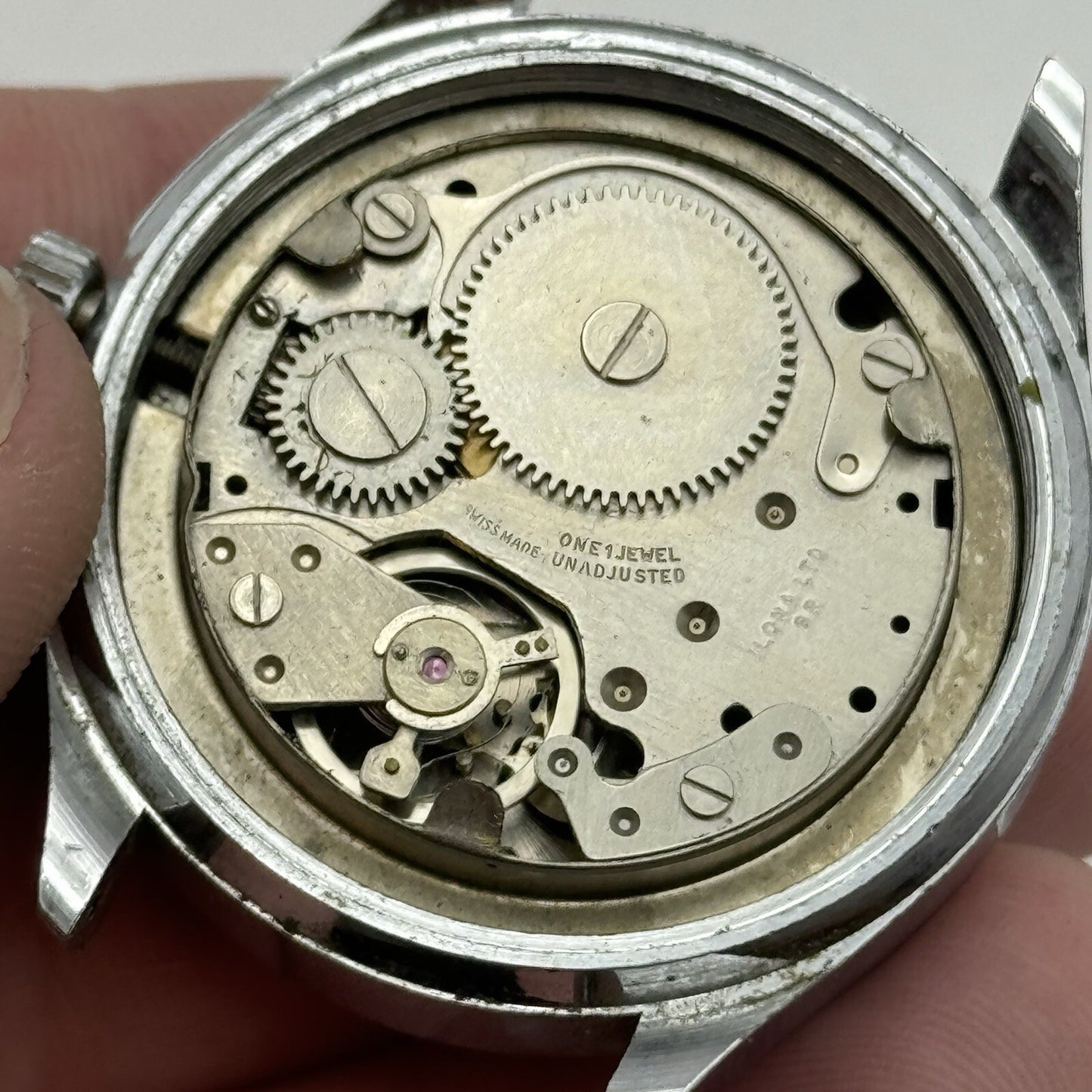36mm Manual Wind Zorba Datomatic Ilona LTD Swiss Watch FOR PARTS RESTORE