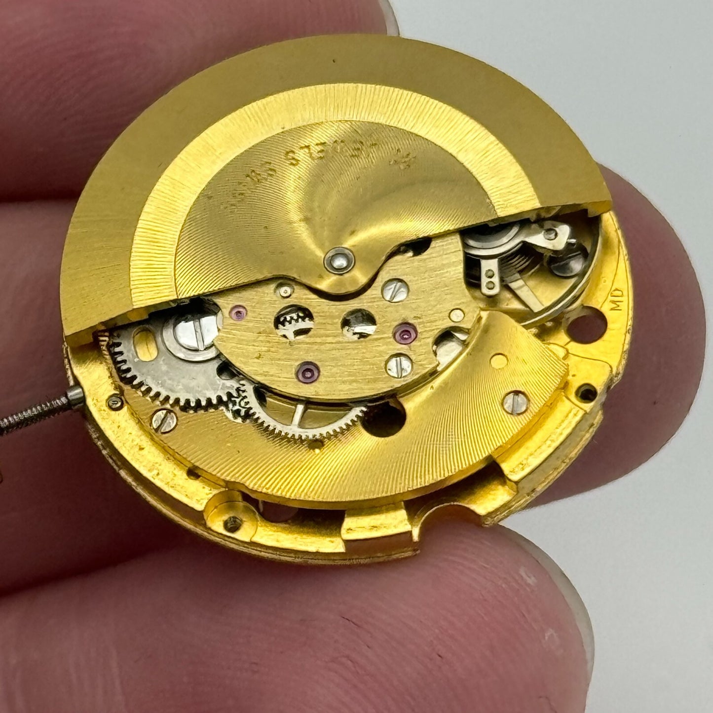 26mm Men's AS 2066 Automatic 15 Jewels Vintage Swiss Watch Movement PARTS SPARES