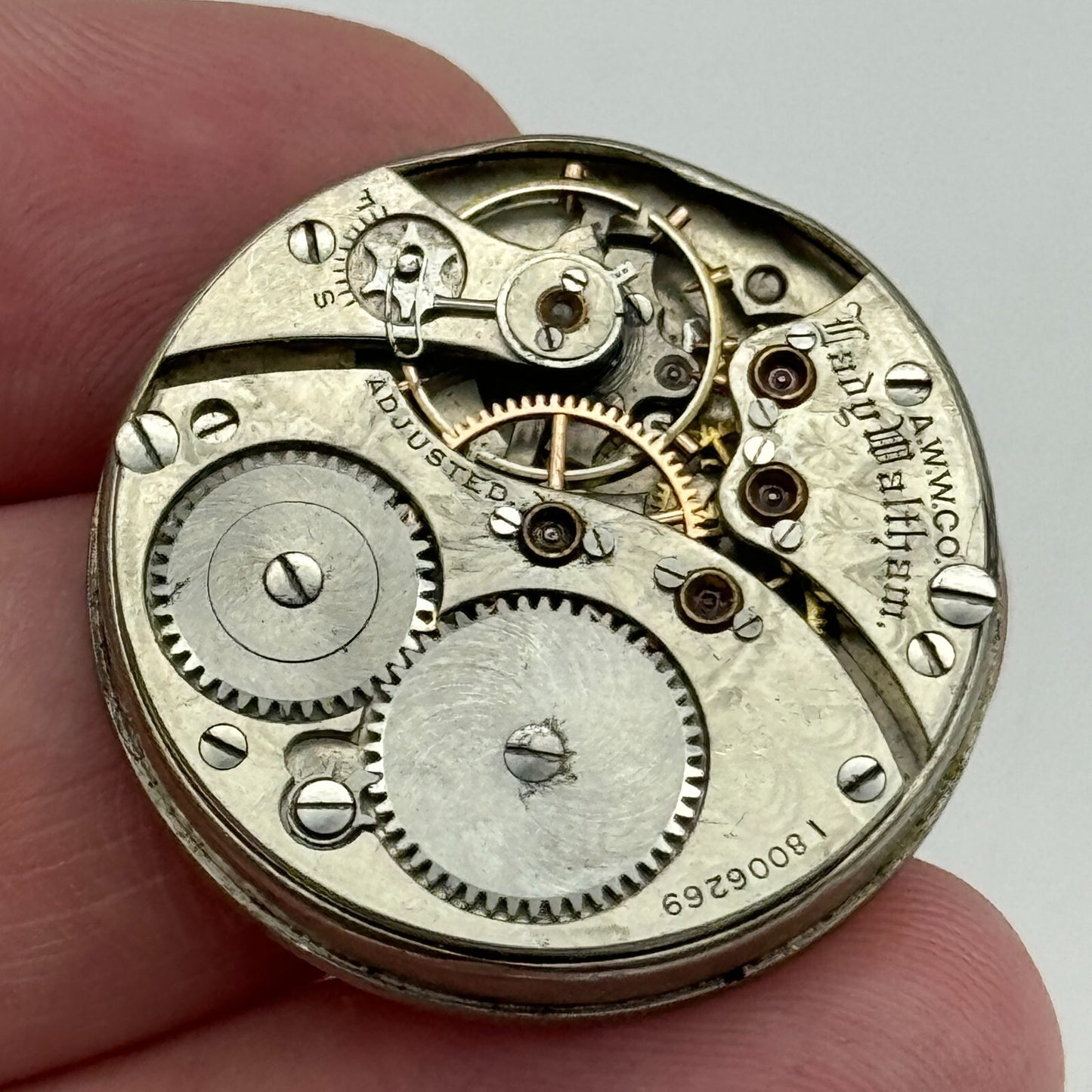 0s Waltham Lady Waltham Model 1900 American Antique Watch Movement PARTS SPARES