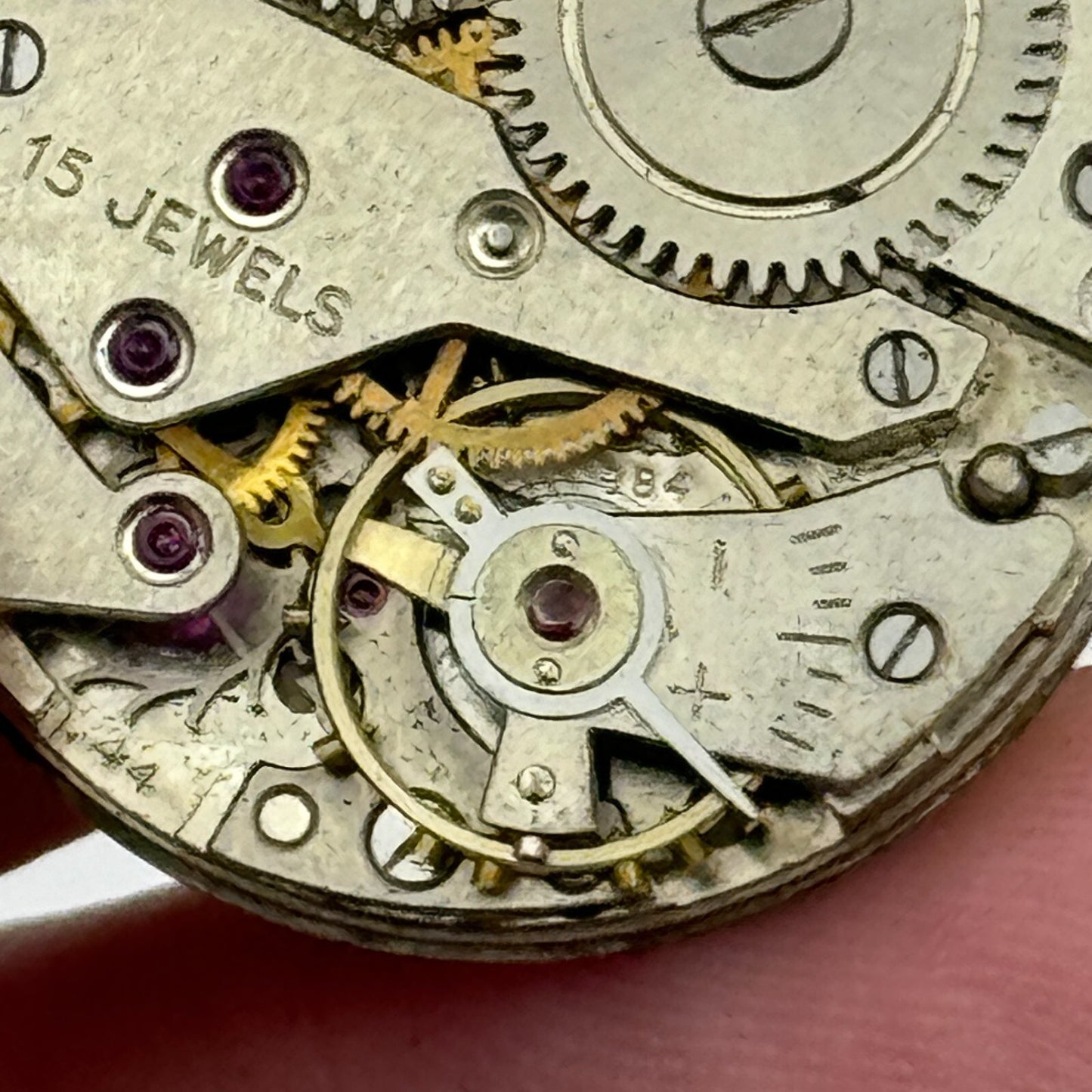 23.6mm Avia AS 984 Manual Wind Watch Movement Swiss Vintage PARTS SPARES