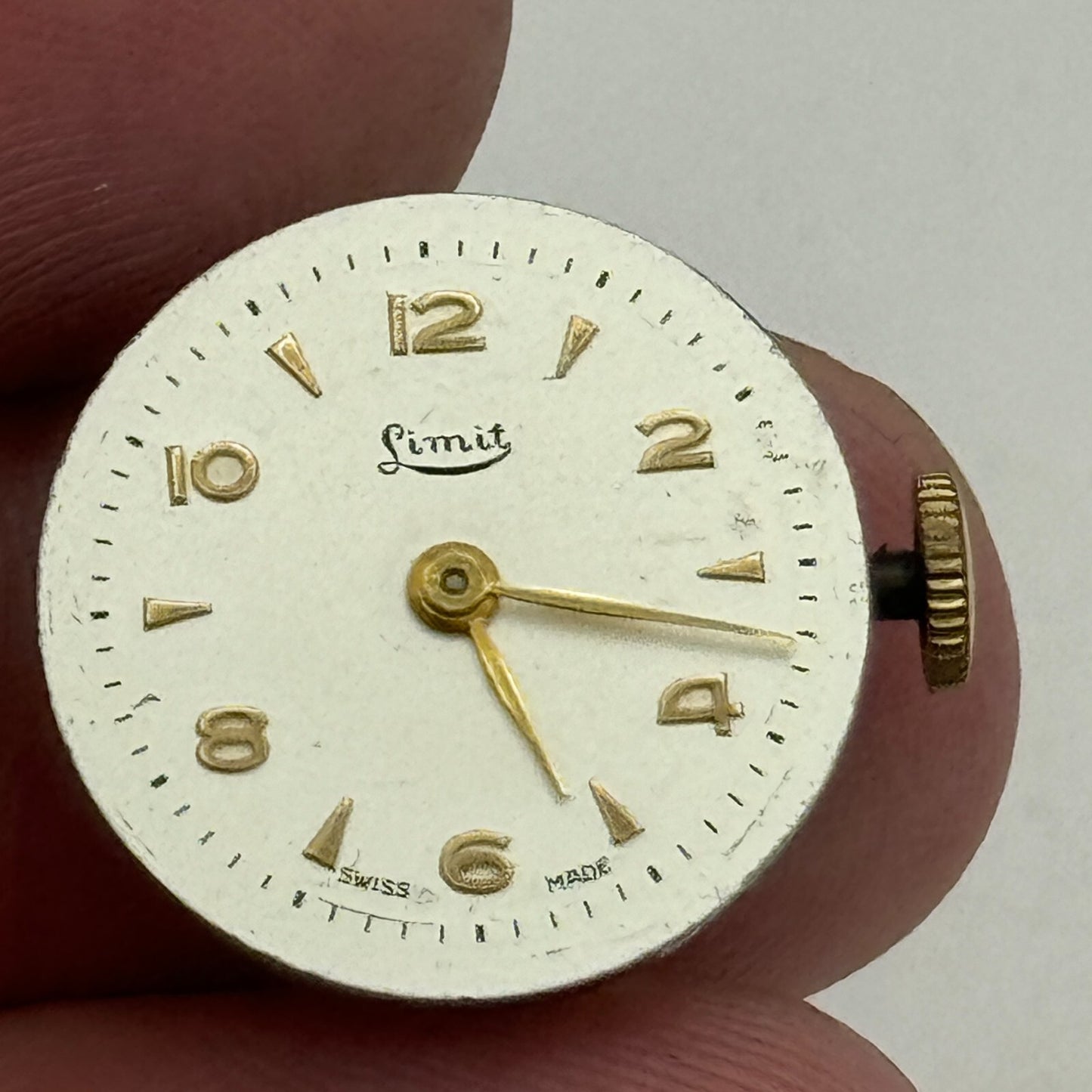 17.8mm Ladies Revue 49 Limit Swiss 15 Jewels Manual Wind Watch Movement PARTS