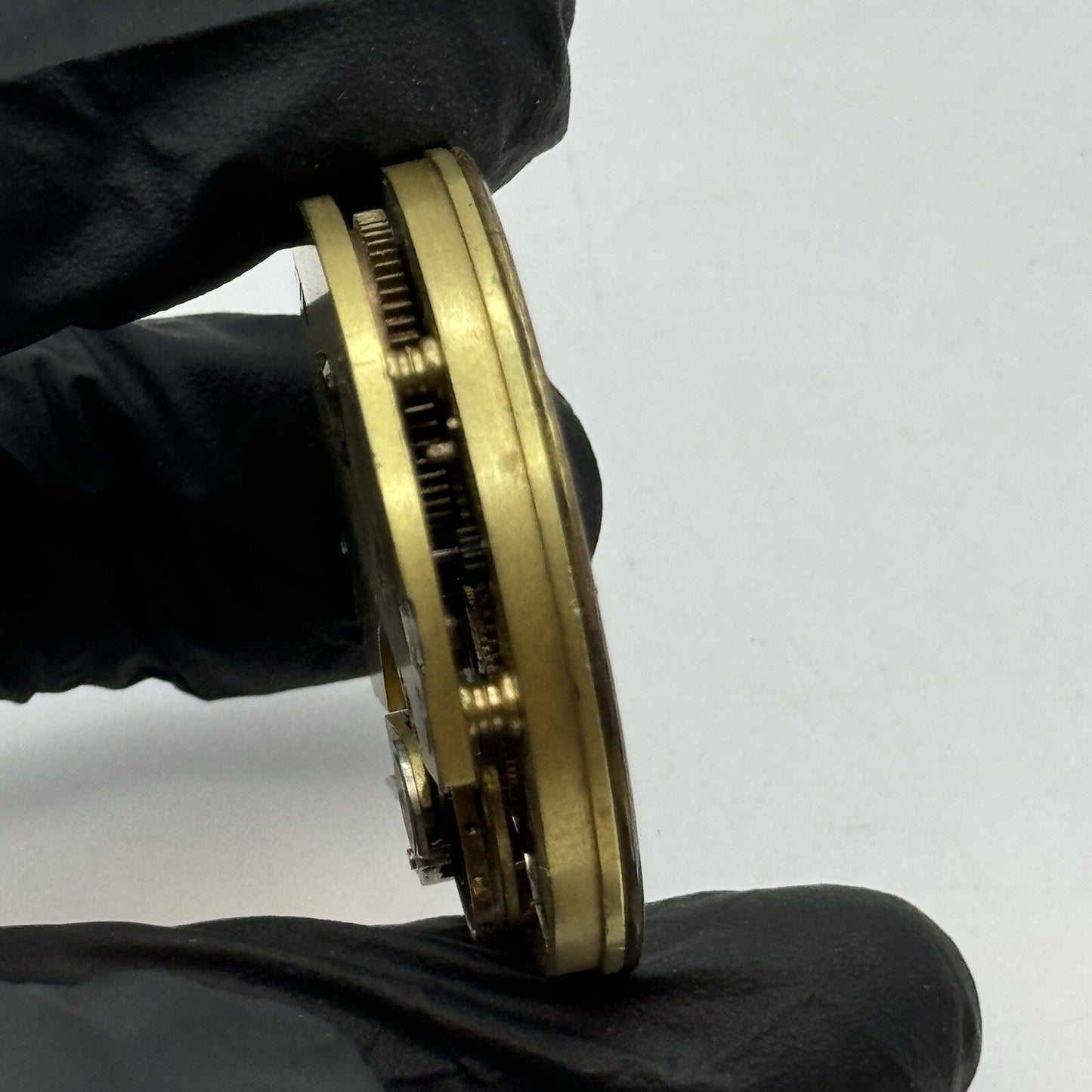 41.2mm Manual Wind Unidentified Pocket Watch Movement Dial Hands FOR PARTS