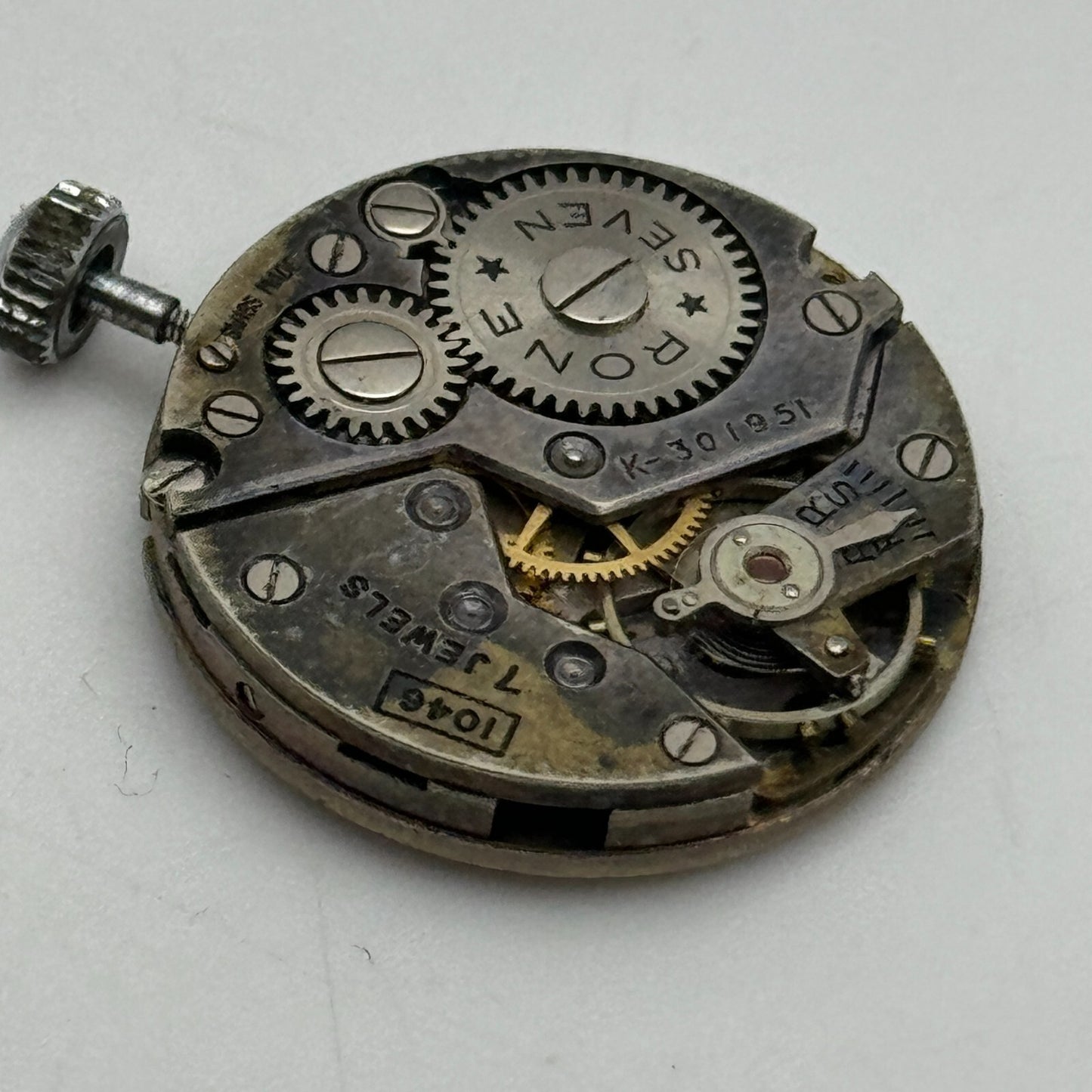 23.6mm Rone Seven 1046 FHF 70 Balance Ok Swiss Watch Movement PARTS SPARES