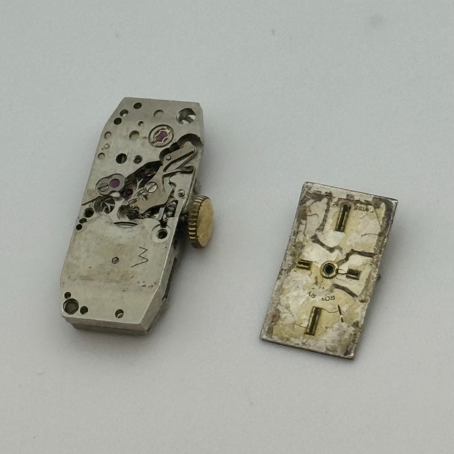 9mm Ladies Rotary FHF 59-21 Manual Wind 17 Jewels Swiss Watch Movement PARTS