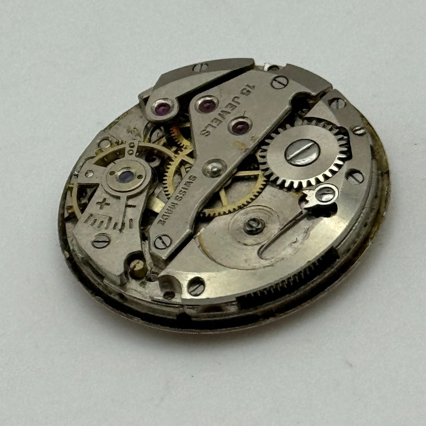 23.5mm Avia AS 1123 1124 Manual Wind 15 Jewels Swiss Watch Movement PARTS SPARES