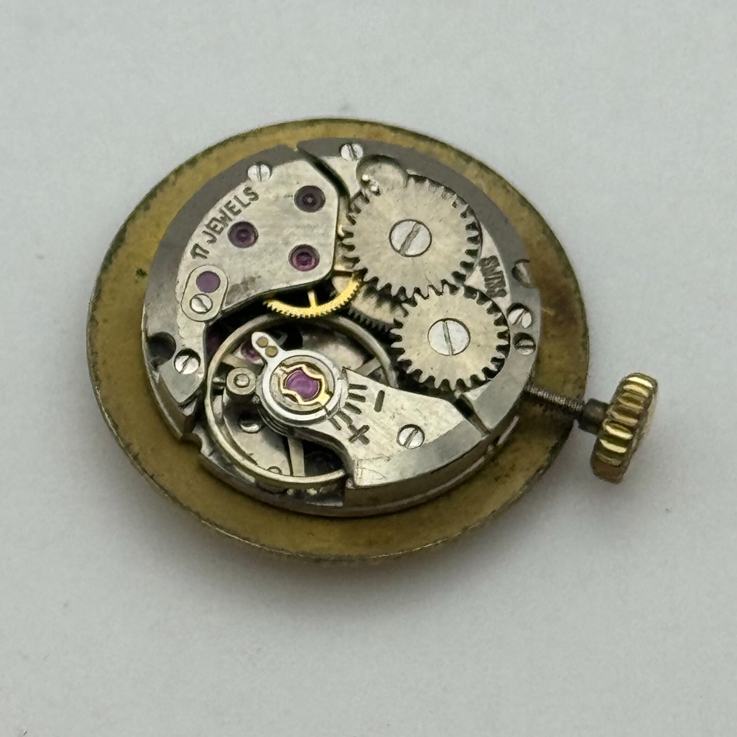 15.5mm B Jobin ETA 2412 Swiss Manual Wind 17 Jewels Watch Movement PARTS REPAIR