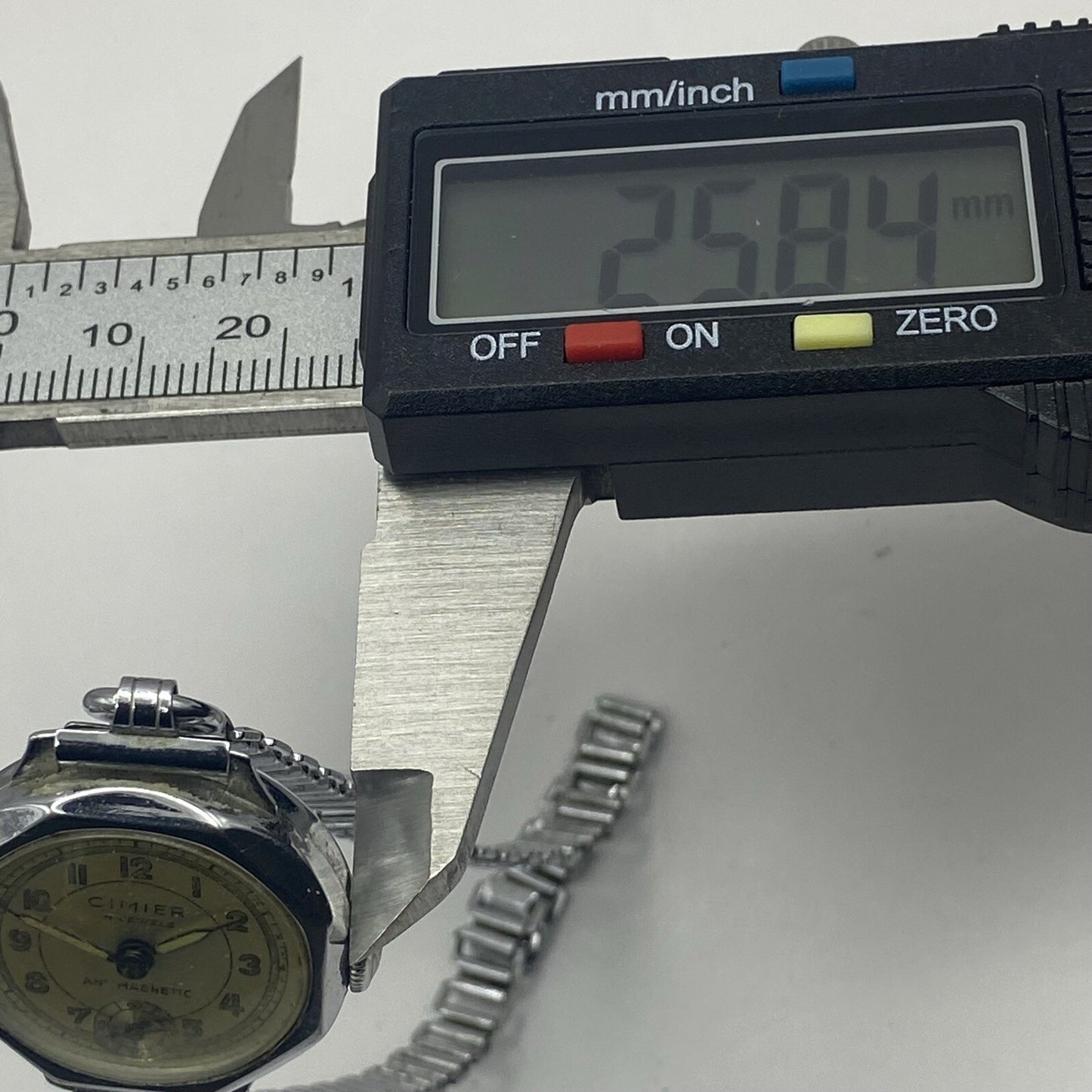 25mm Cimier Military R Lapanouse S A Watch Balance Intact FOR PARTS