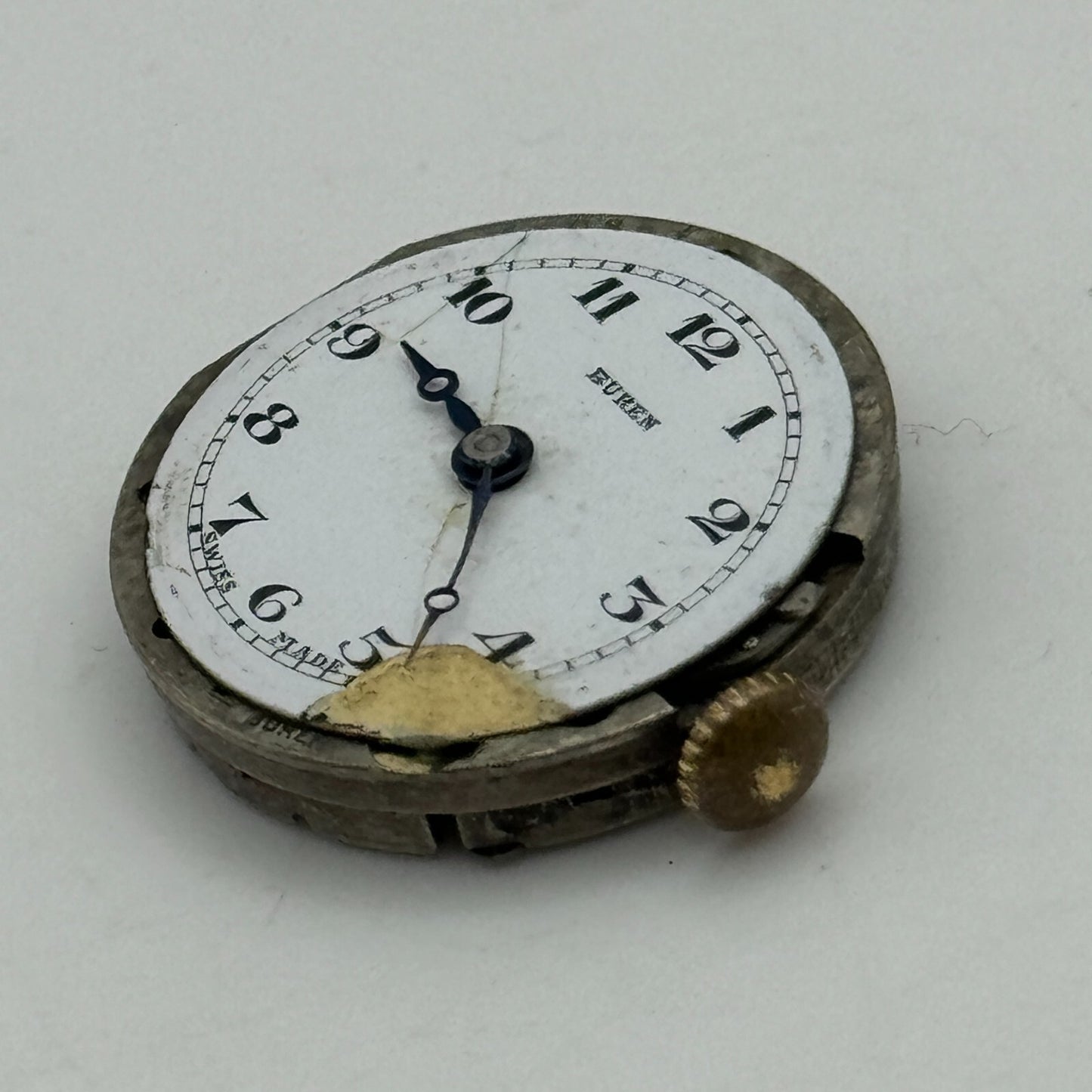22mm Buren Grand Prix 0828 Trench Watch Movement Manual Wind Swiss PARTS SPARES