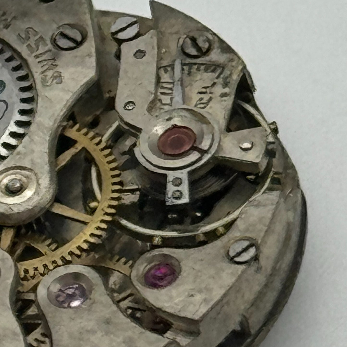 23.7mm Running Rotary AS 340 Manual Wind Watch Movement Swiss Vintage PARTS