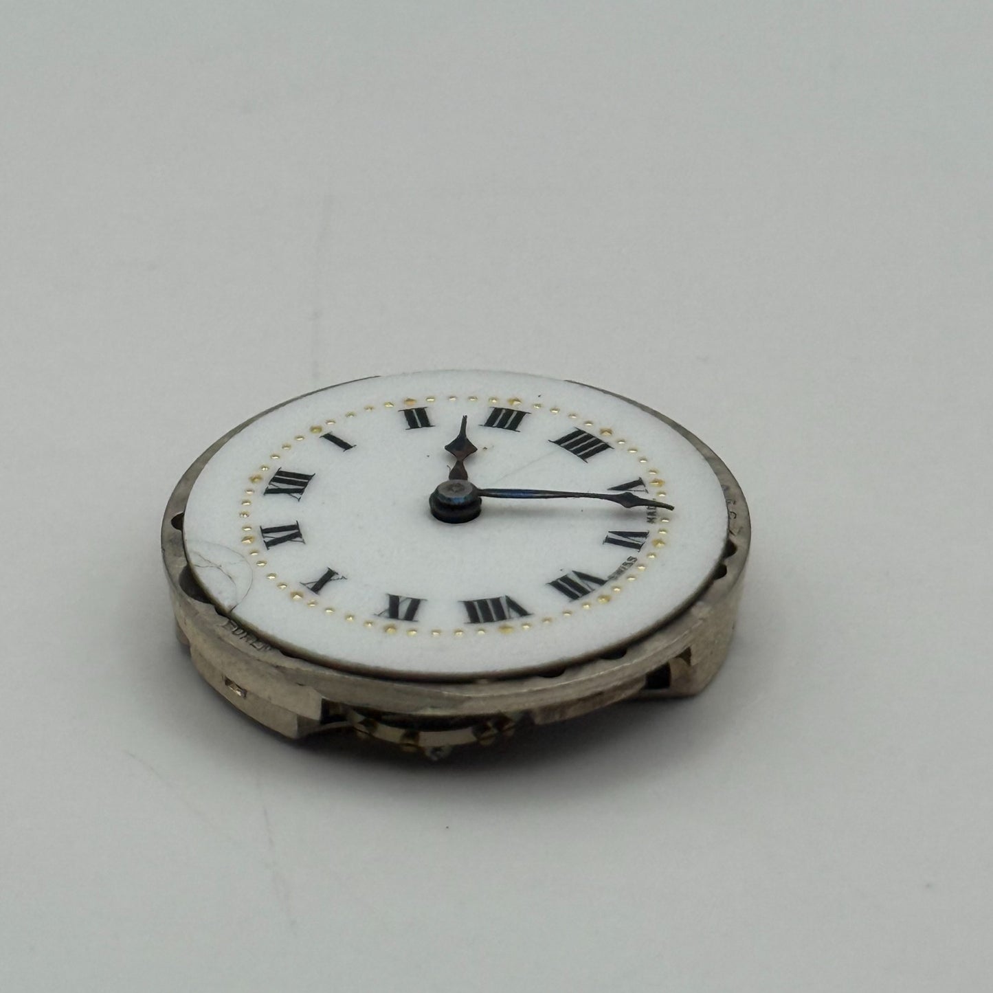 Buren Grand Prix Good Balance Watch Movement Manual Wind Vintage Parts 23.7mm