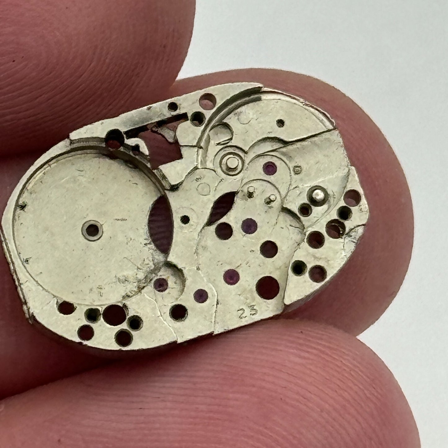 12.8mm Ladies FEF 270 Partial Manual Wind Watch Movement Swiss Vintage PARTS