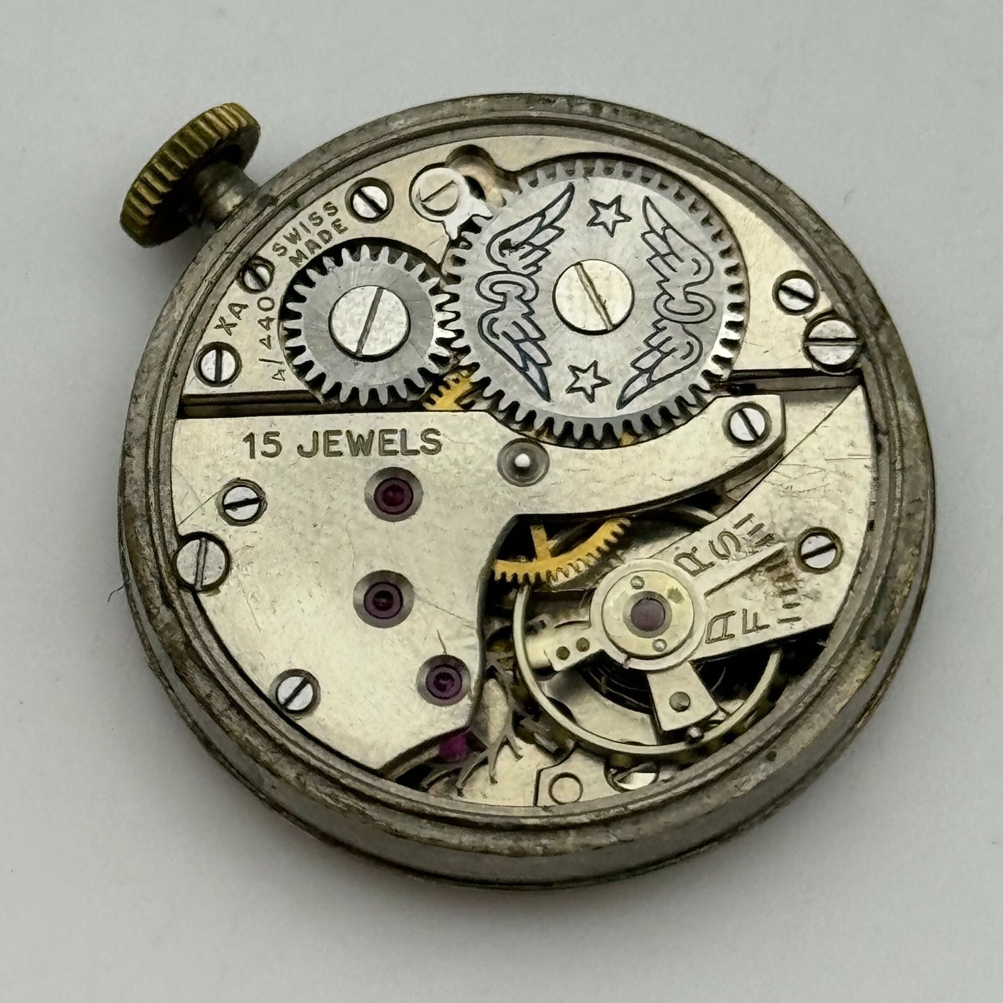 26.8mm Running Rotary Super Sports 4/440 Manual Wind Swiss Watch Movement PARTS