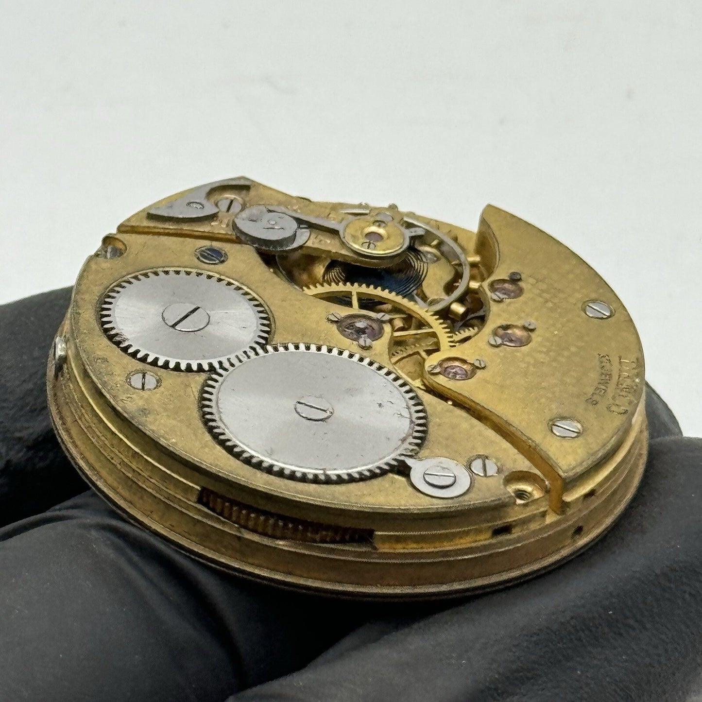 42.9mm Manual Wind Denco Higher Grade Pocket Watch Movement FOR PARTS Restore
