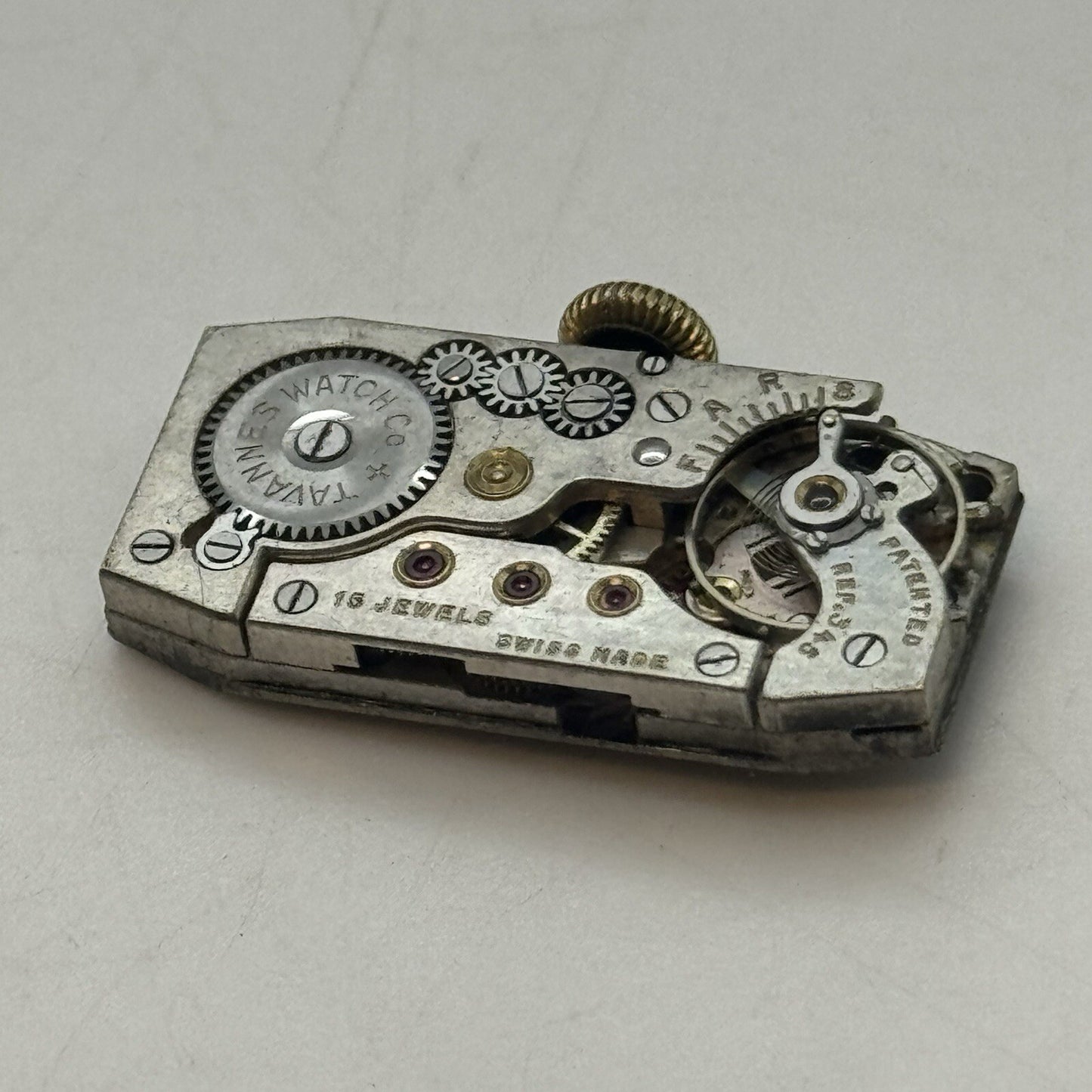 12.1mm Cyma Tavannes Cal 345 High Quality Tank Watch Movement Restoration Parts