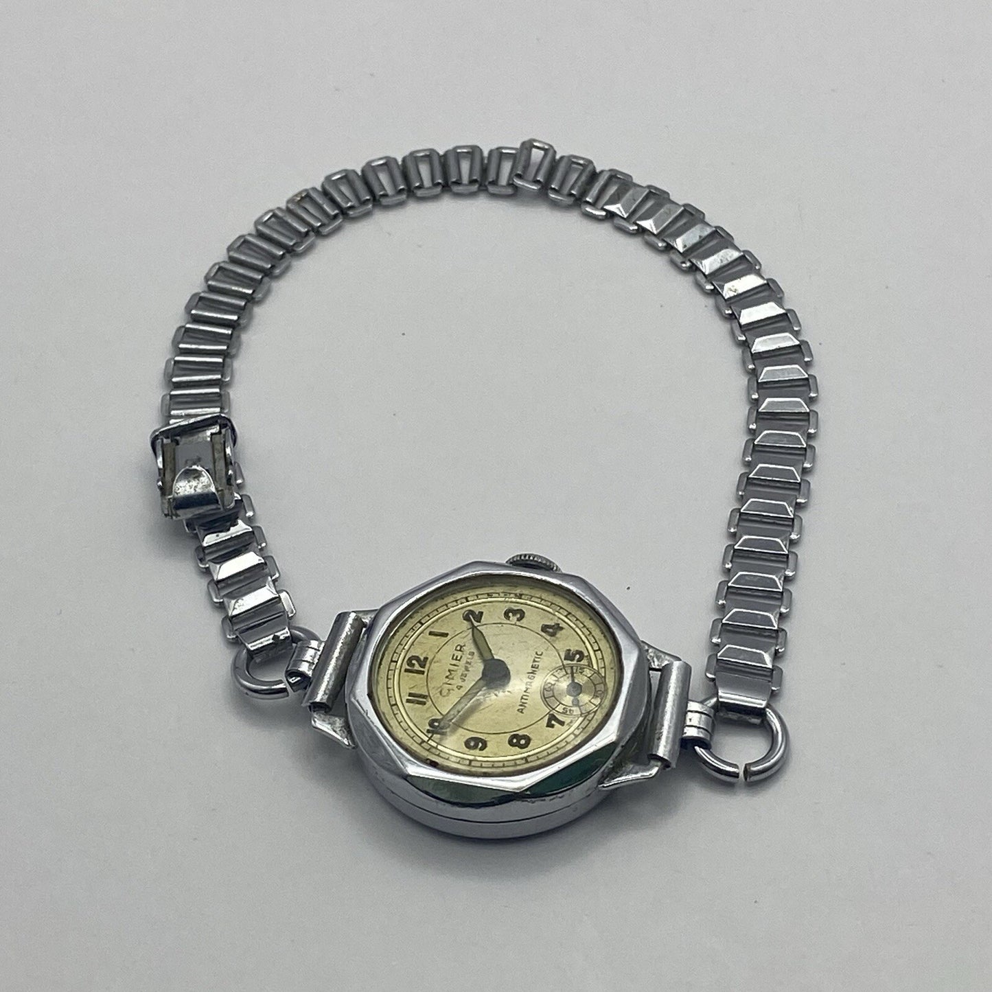 25mm Cimier Military R Lapanouse S A Watch Balance Intact FOR PARTS