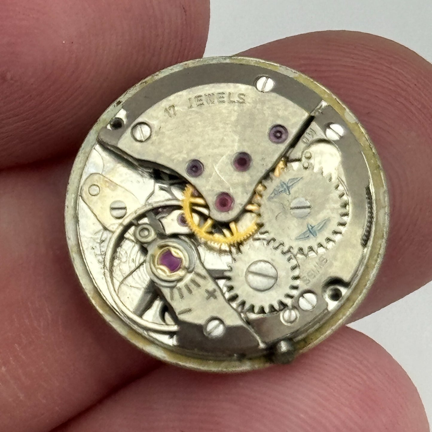 17.5mm Ladies Rotary ETA 2540 Manual Wind Watch Movement Swiss Vintage PARTS