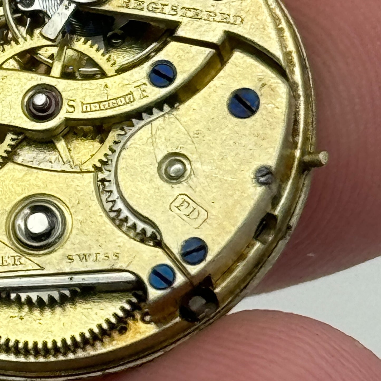 23.2mm P.D The Lady Chronometer High Grade Manual Wind Watch Movement PARTS